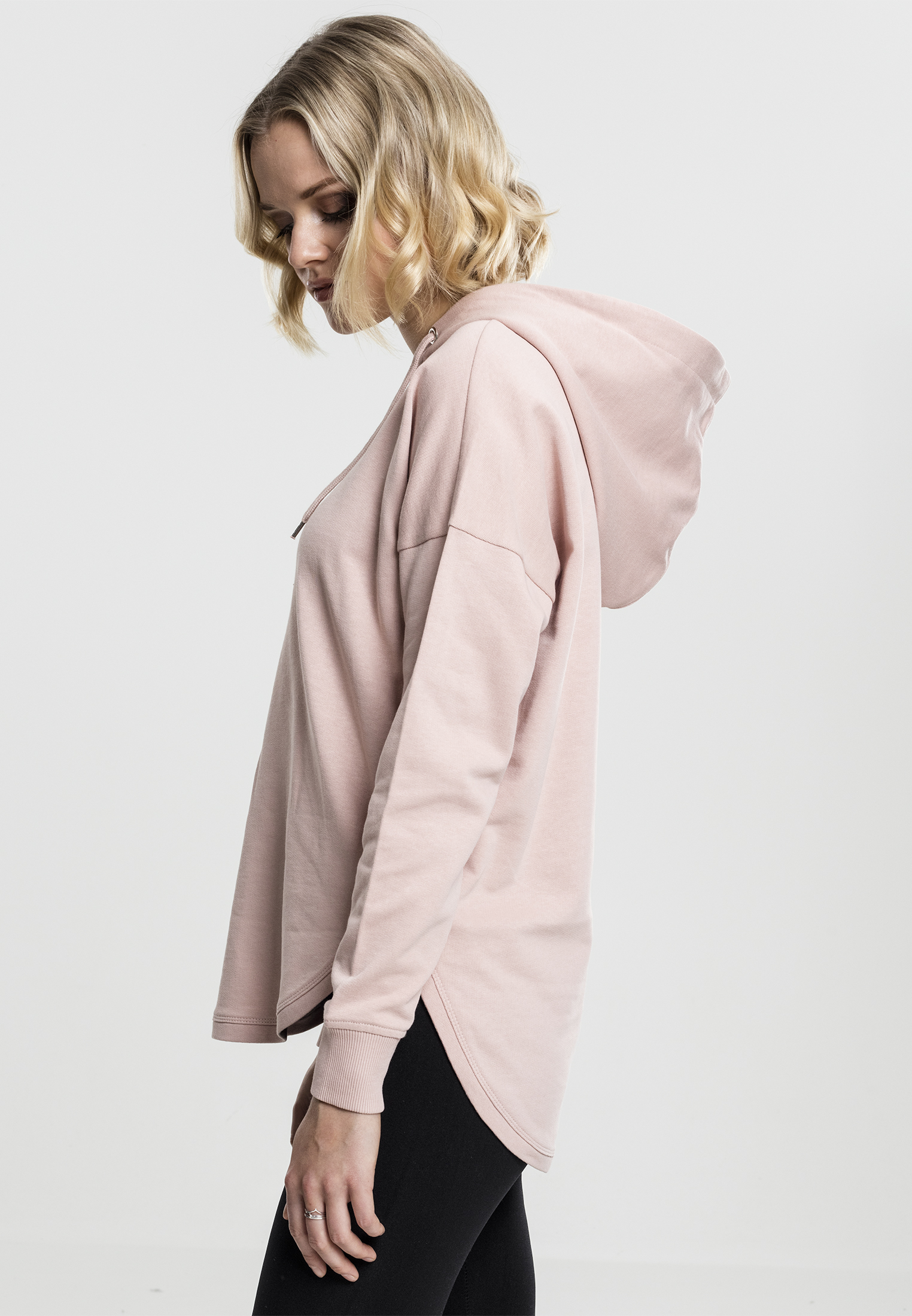 Ladies Oversized Terry Hoody light rose L - variant image 1