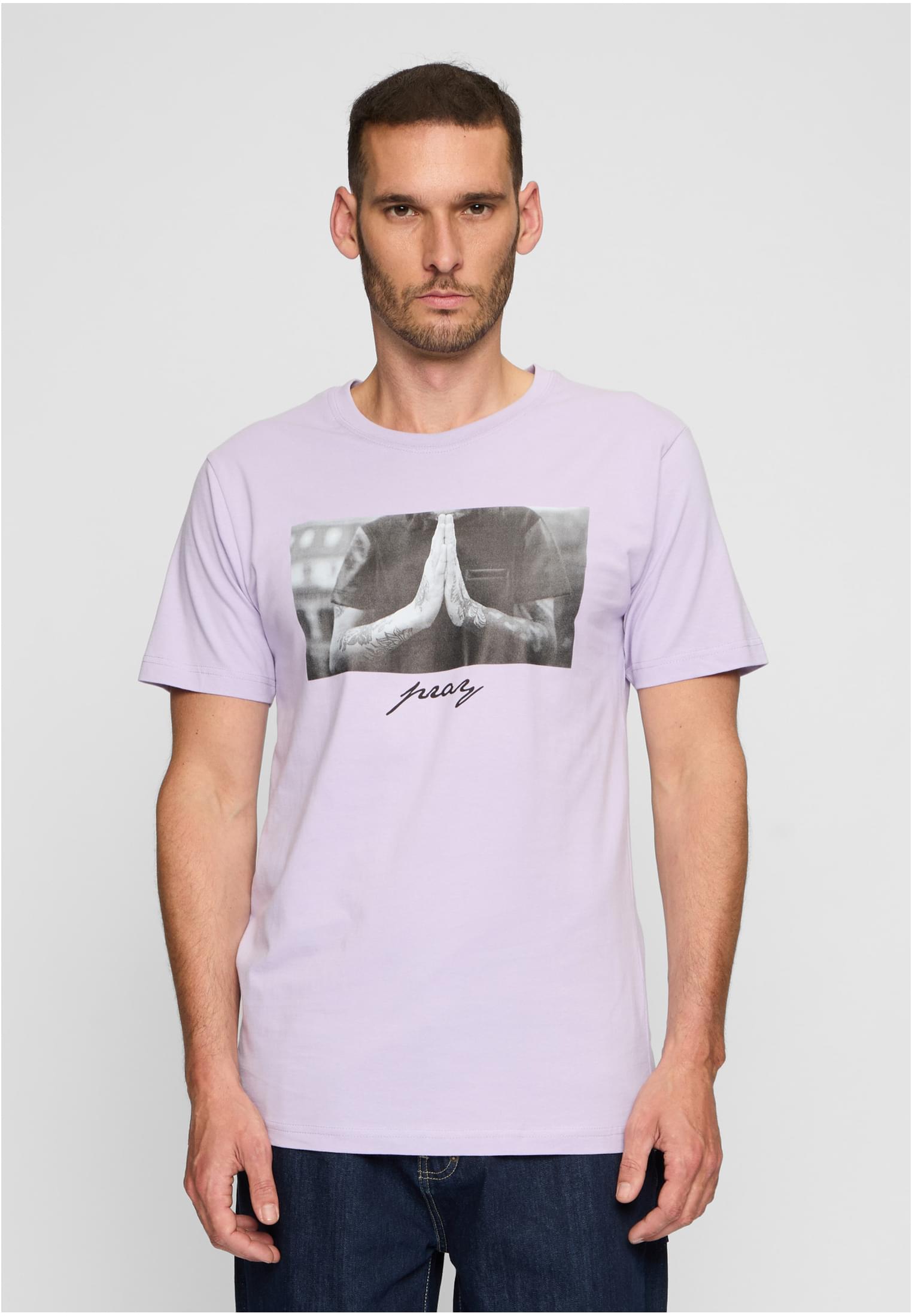 Pray Tee lilac L - alternate variant 2