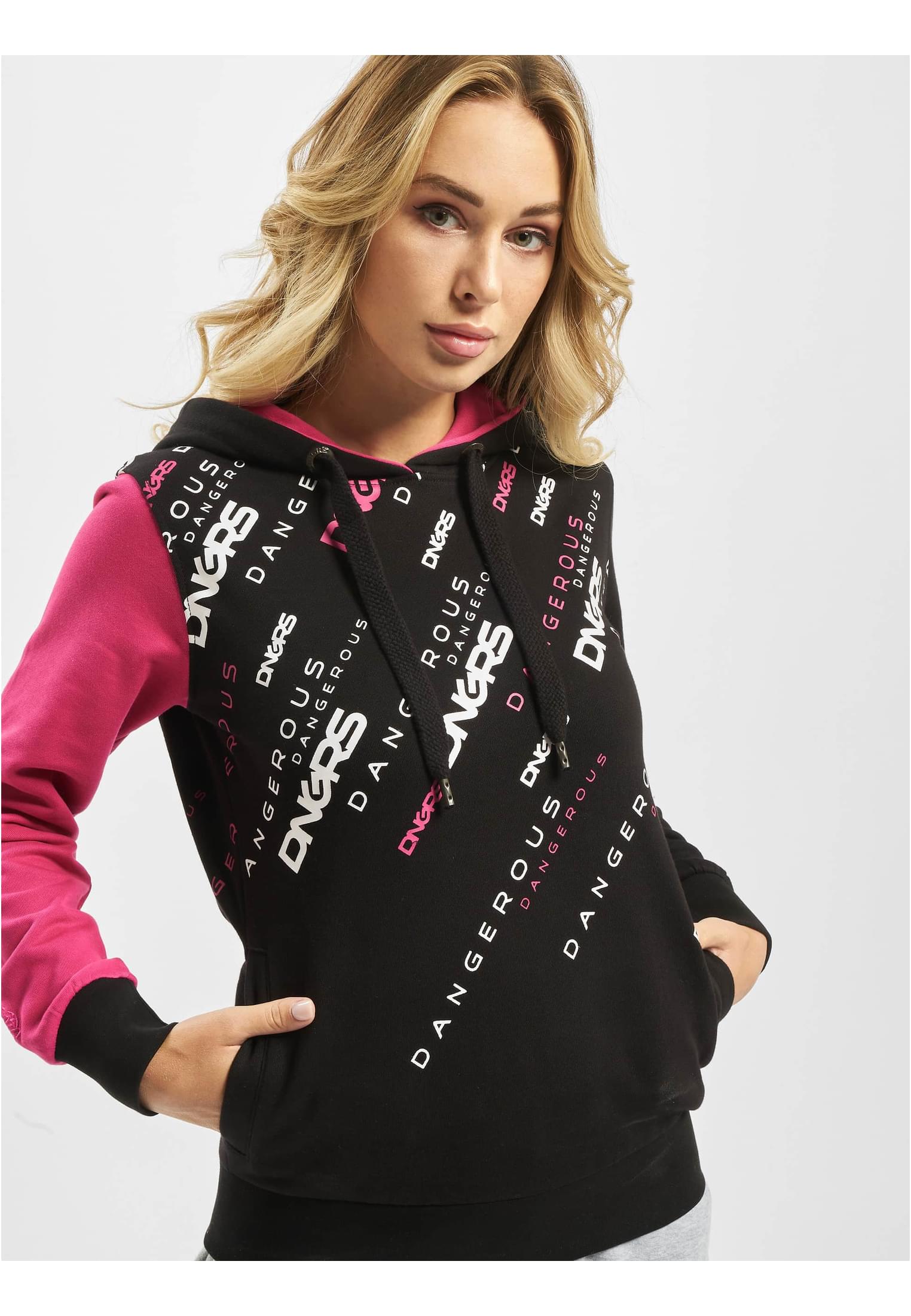 Down to Earth Hoody black/pink L - alternate variant 2