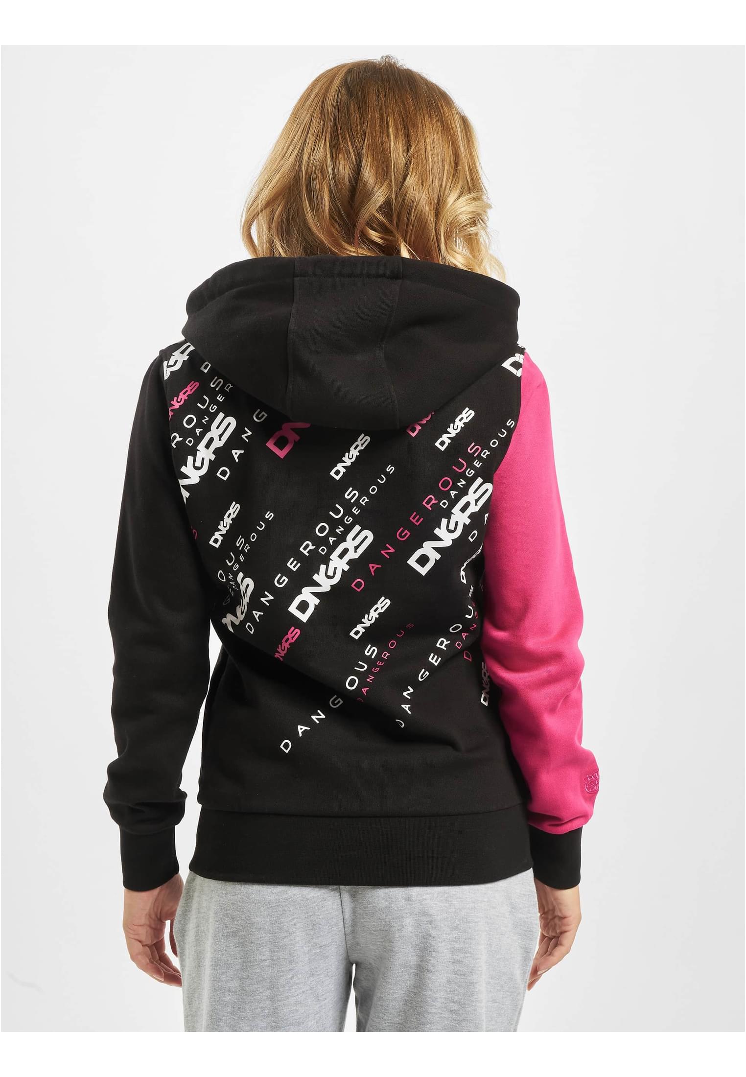 Down to Earth Hoody black/pink L - variant image 1