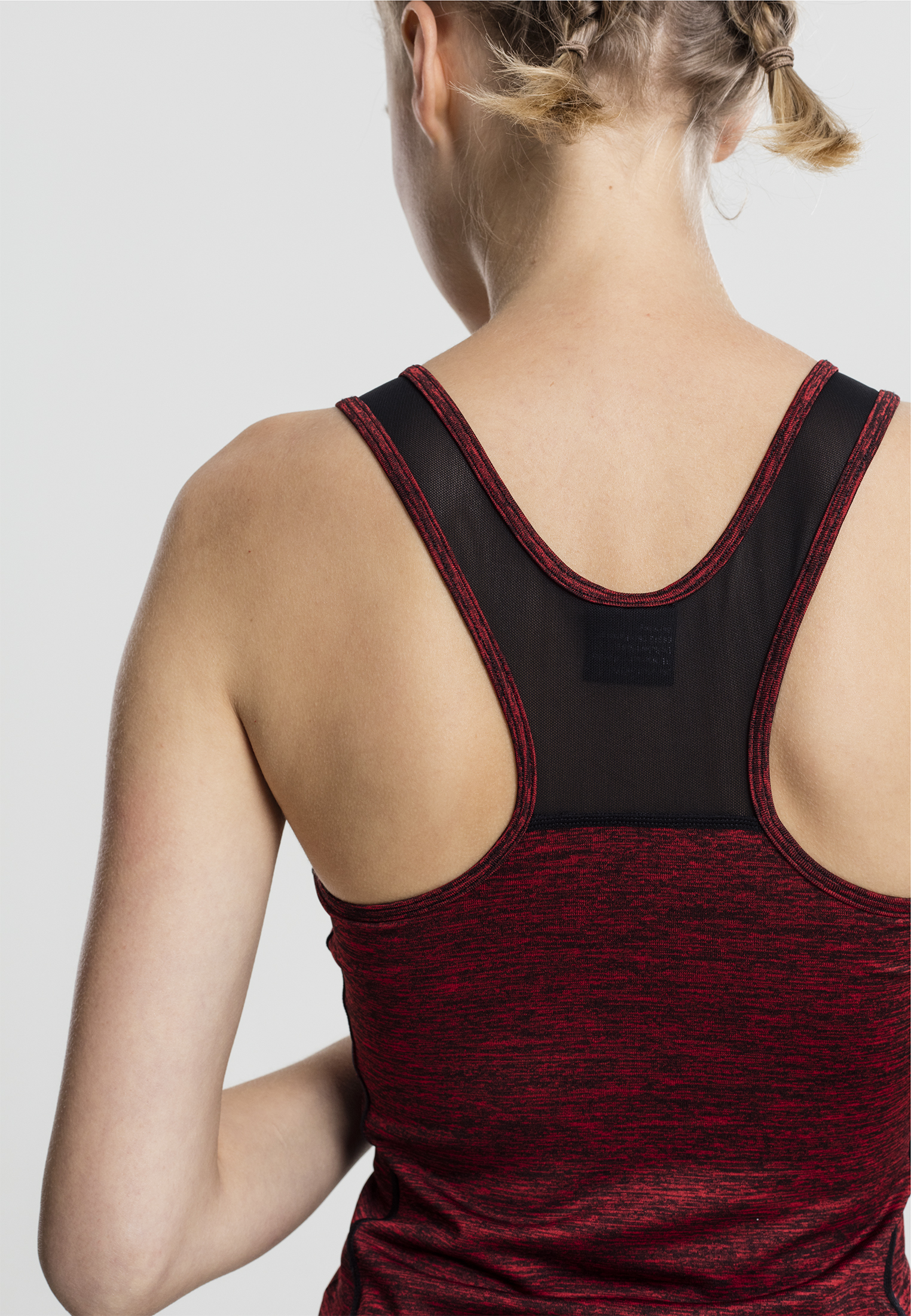 Ladies Active Melange Trainings Top red/black/black L - variant image 4
