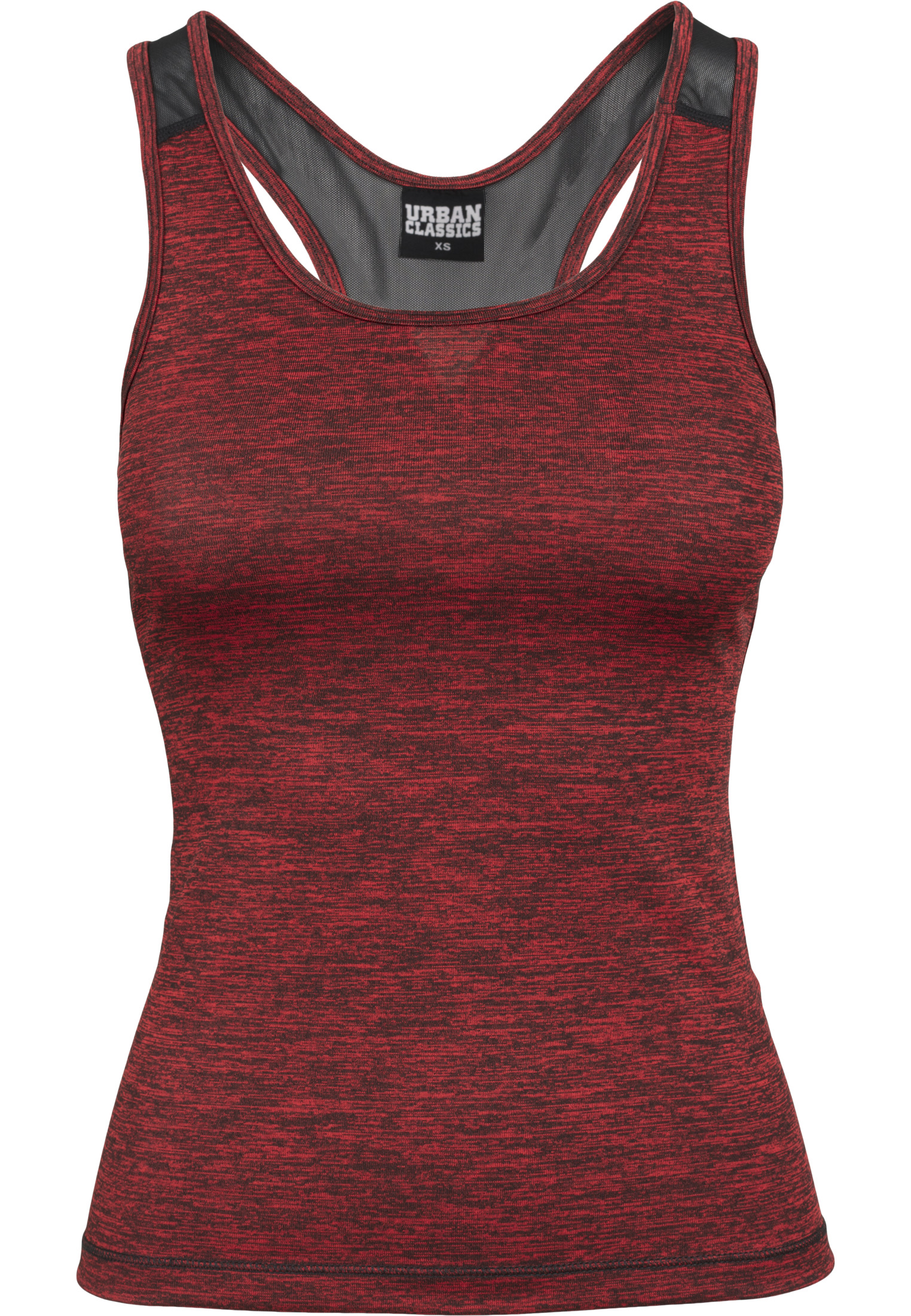 Ladies Active Melange Trainings Top red/black/black L - variant image 8