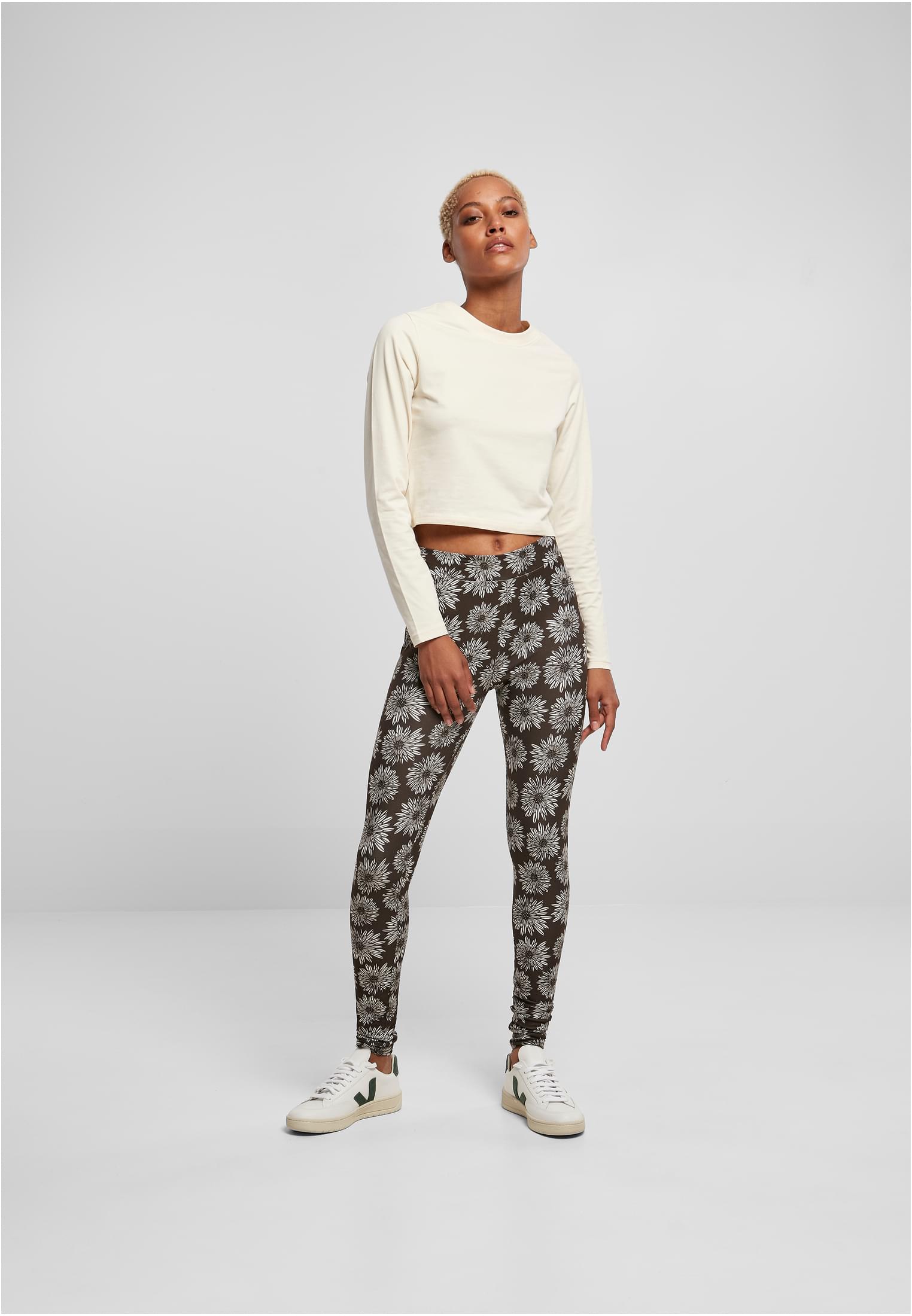 Frauen weiches AOP Leggings braun Kamomile 3XL
 - variant image 4