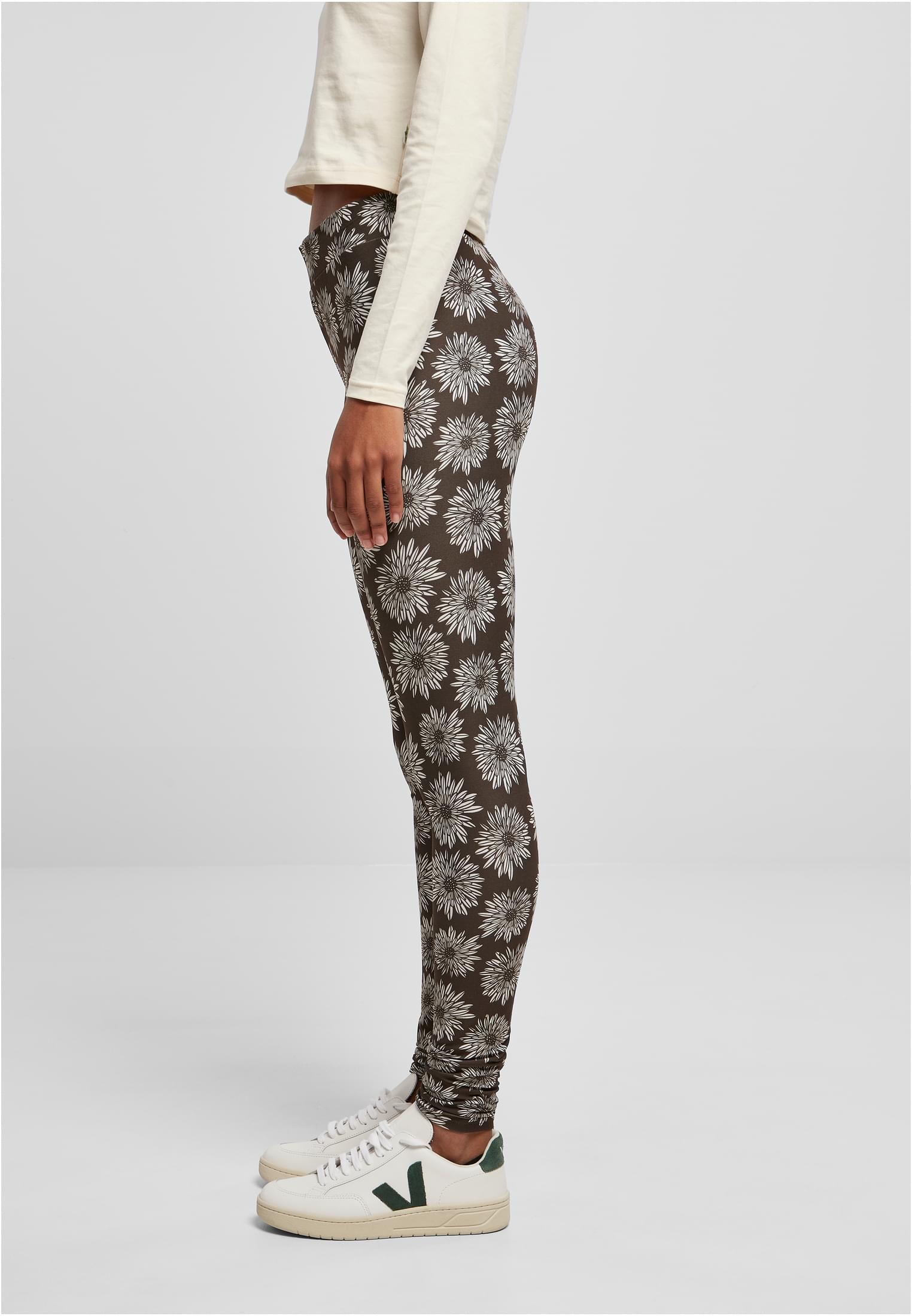 Frauen weiches AOP Leggings braun Kamomile 3XL
 - variant image 1