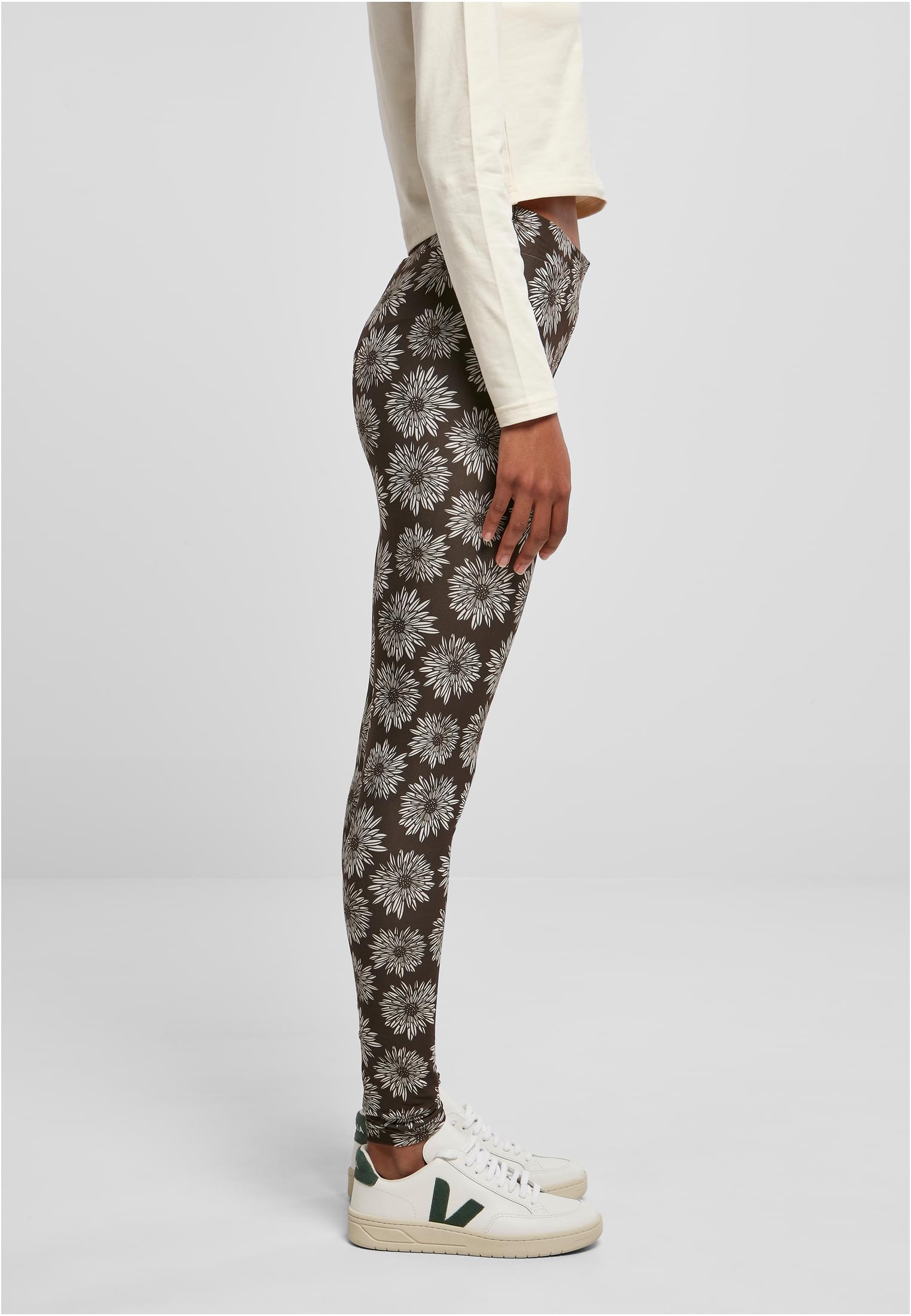 Frauen weiches AOP Leggings braun Kamomile 3XL
 - variant image 3