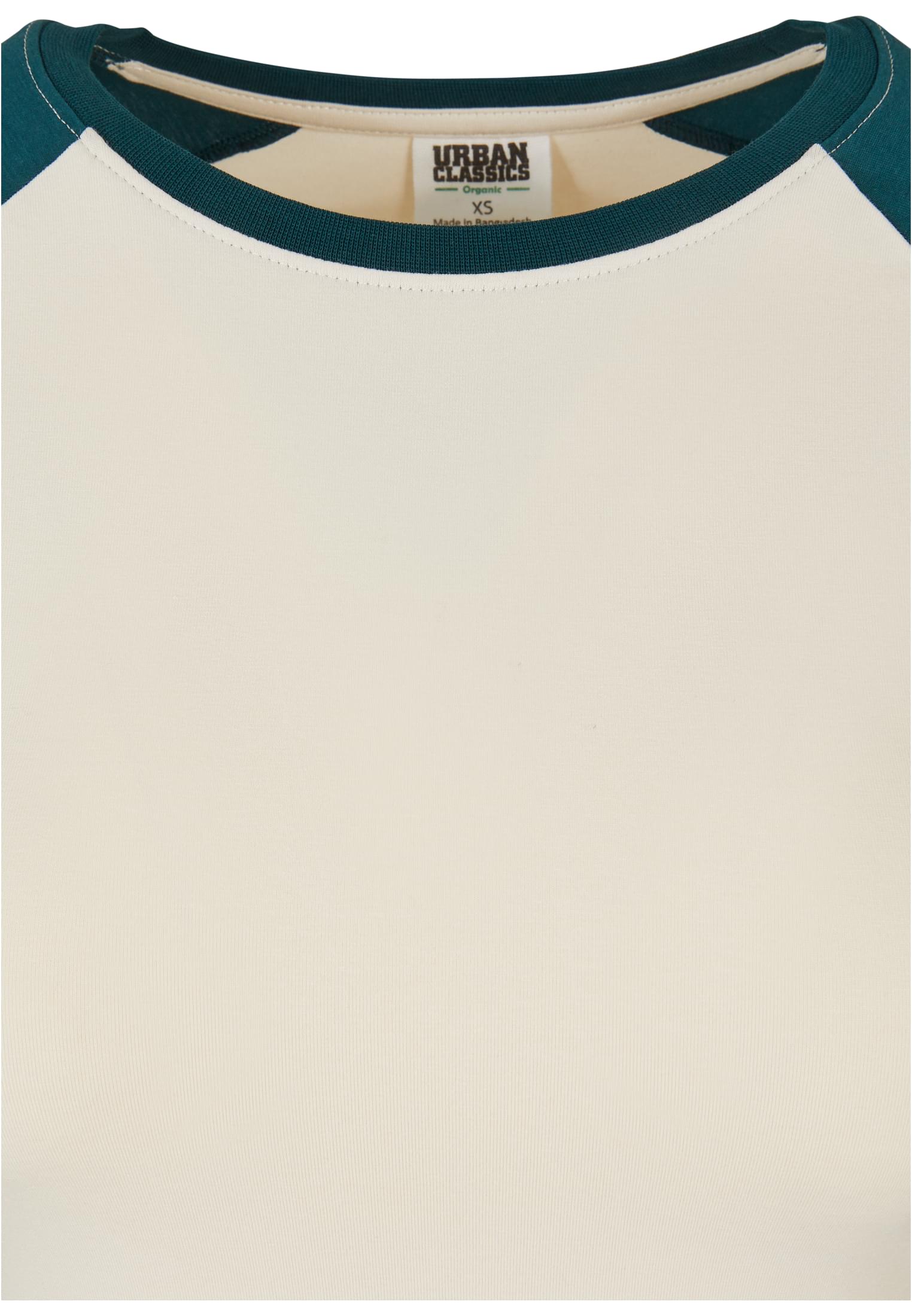 Dames Organiques Coupe Crotée Retro Baseball Longsleeve blanchesable/jasper S
 - variant image 2