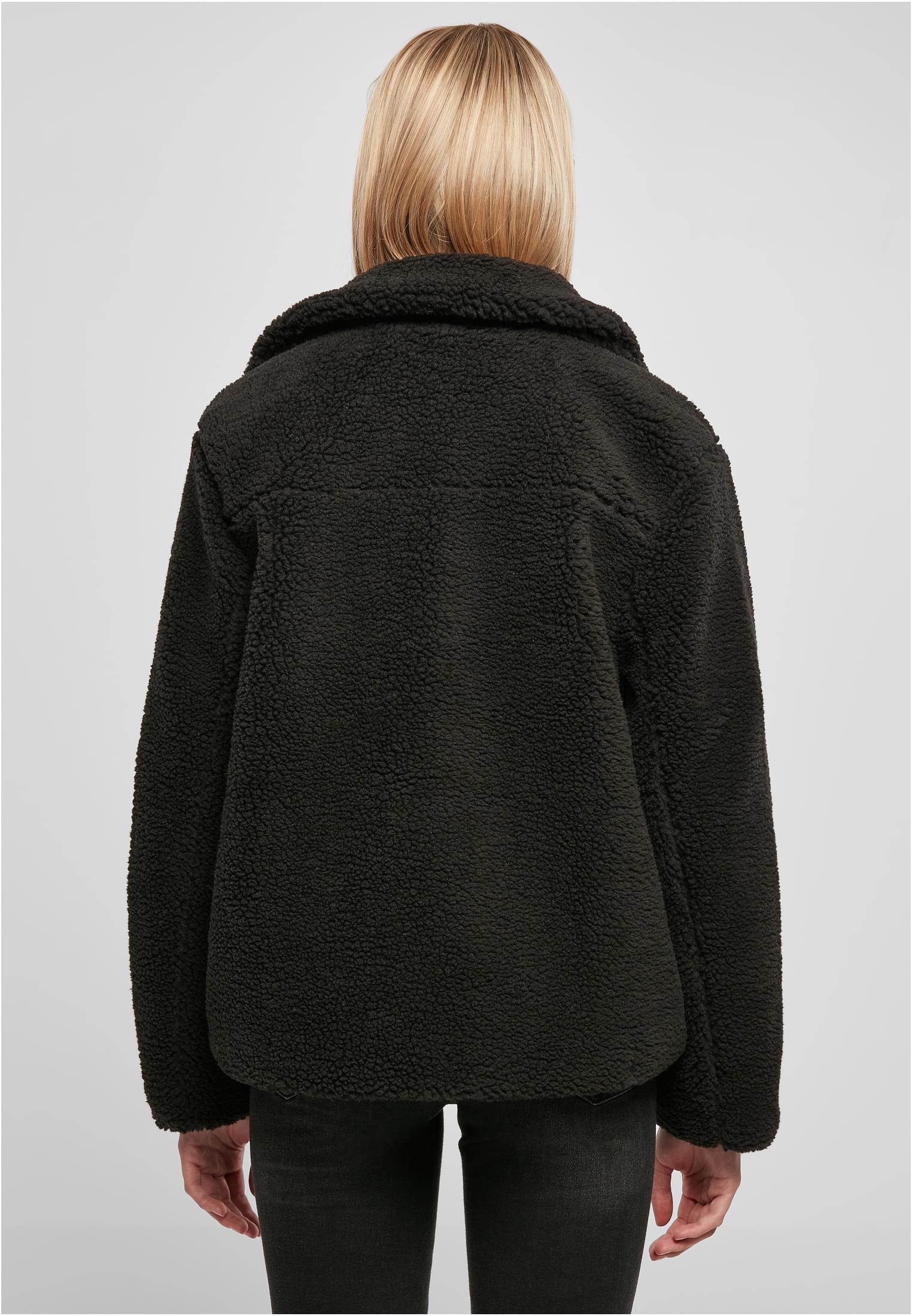 Ladies Sherpa Biker Jacket black 3XL - variant image 2
