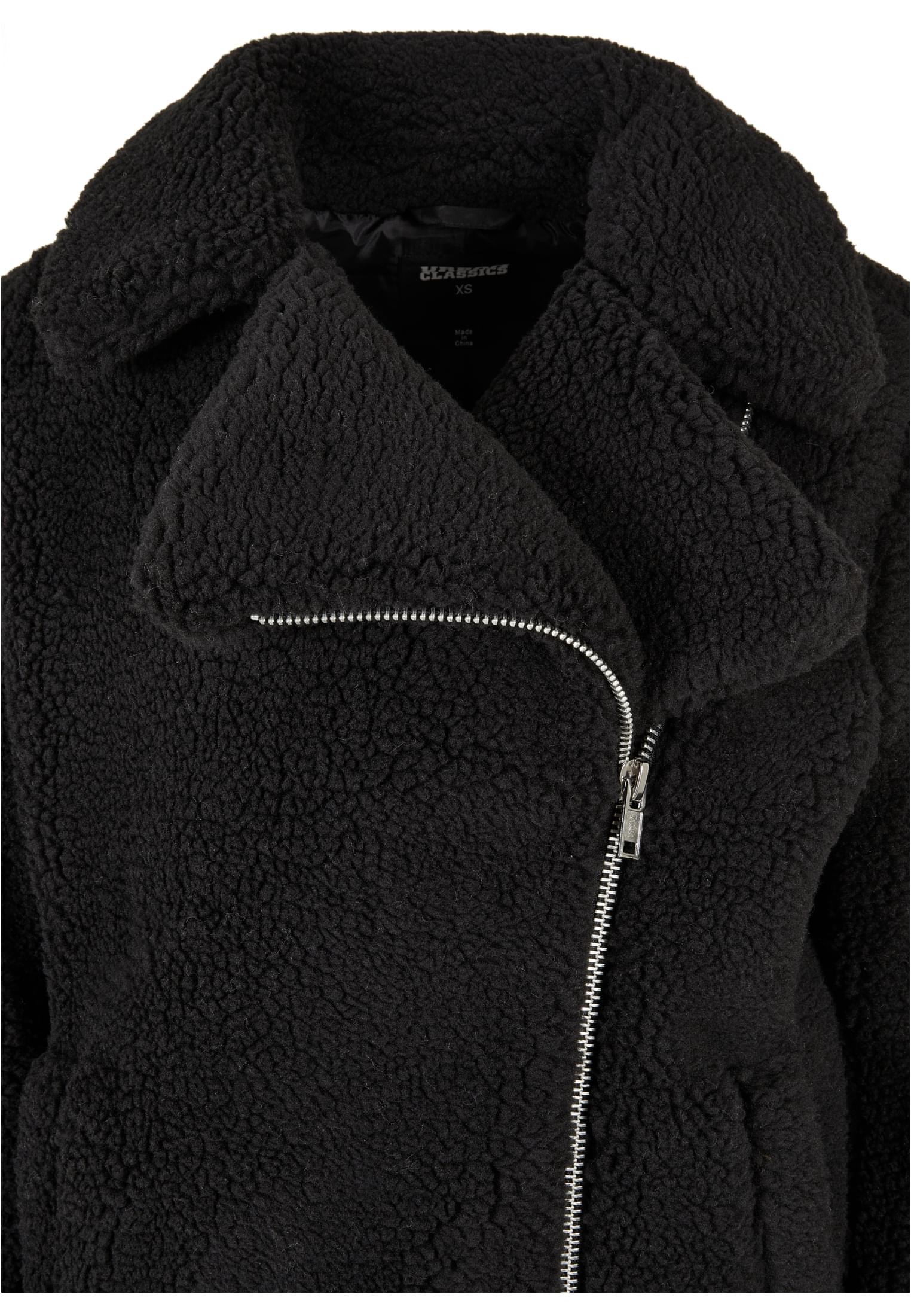 Ladies Sherpa Biker Jacket black 3XL - variant image 7