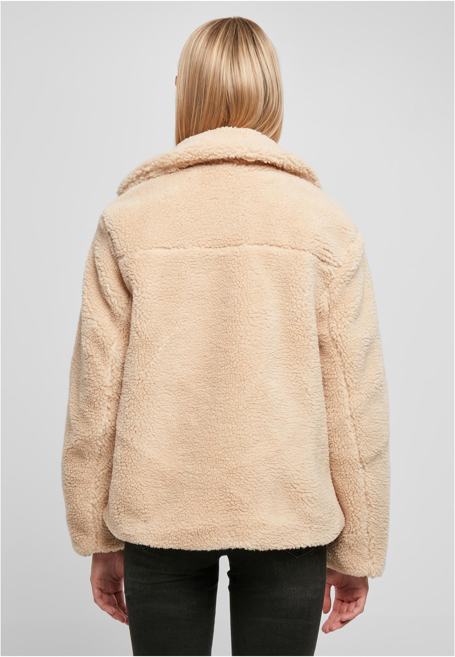 Ladies Sherpa Biker Jacket unionbeige 3XL - variant image 2