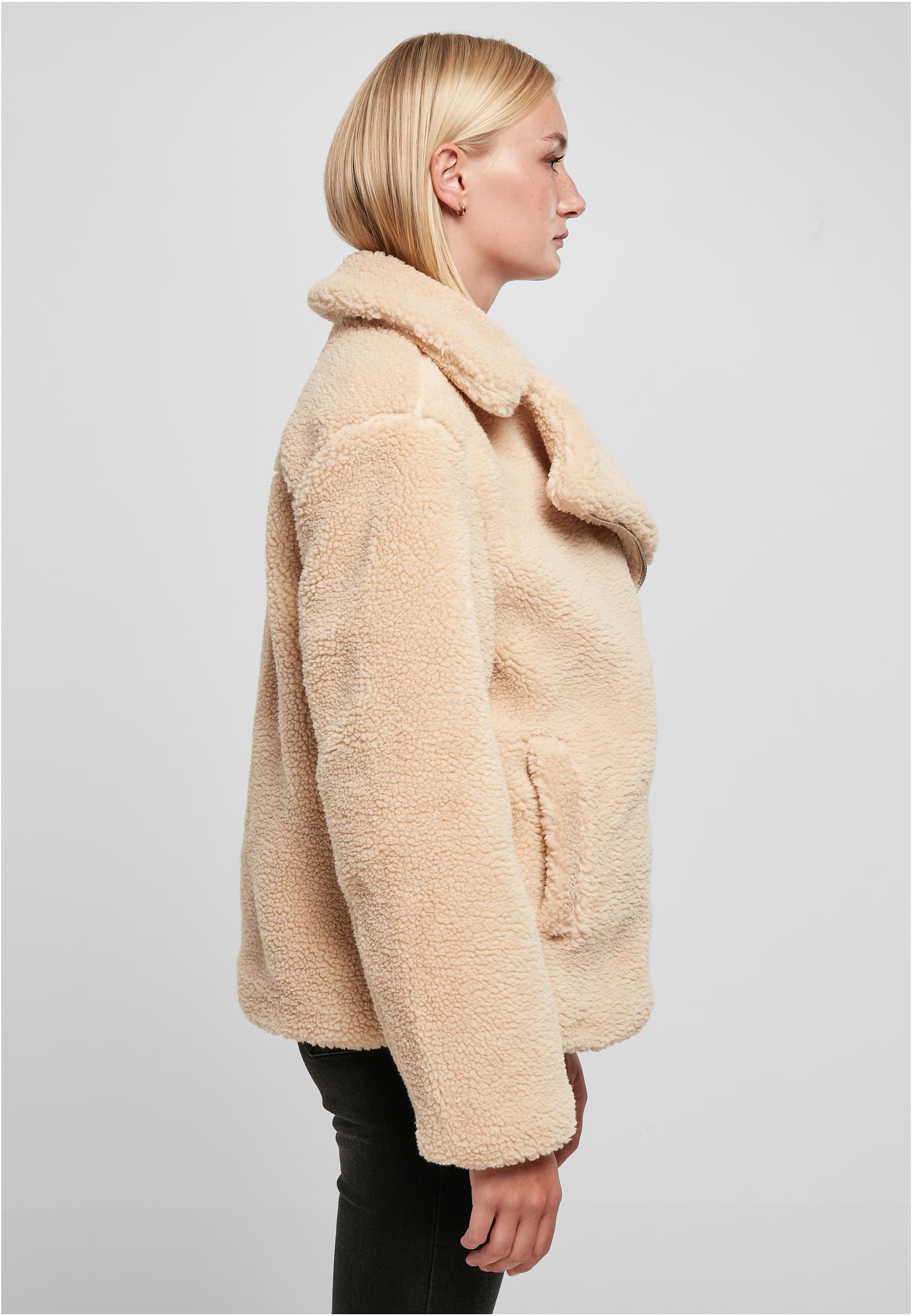 Ladies Sherpa Biker Jacket unionbeige 3XL - variant image 3