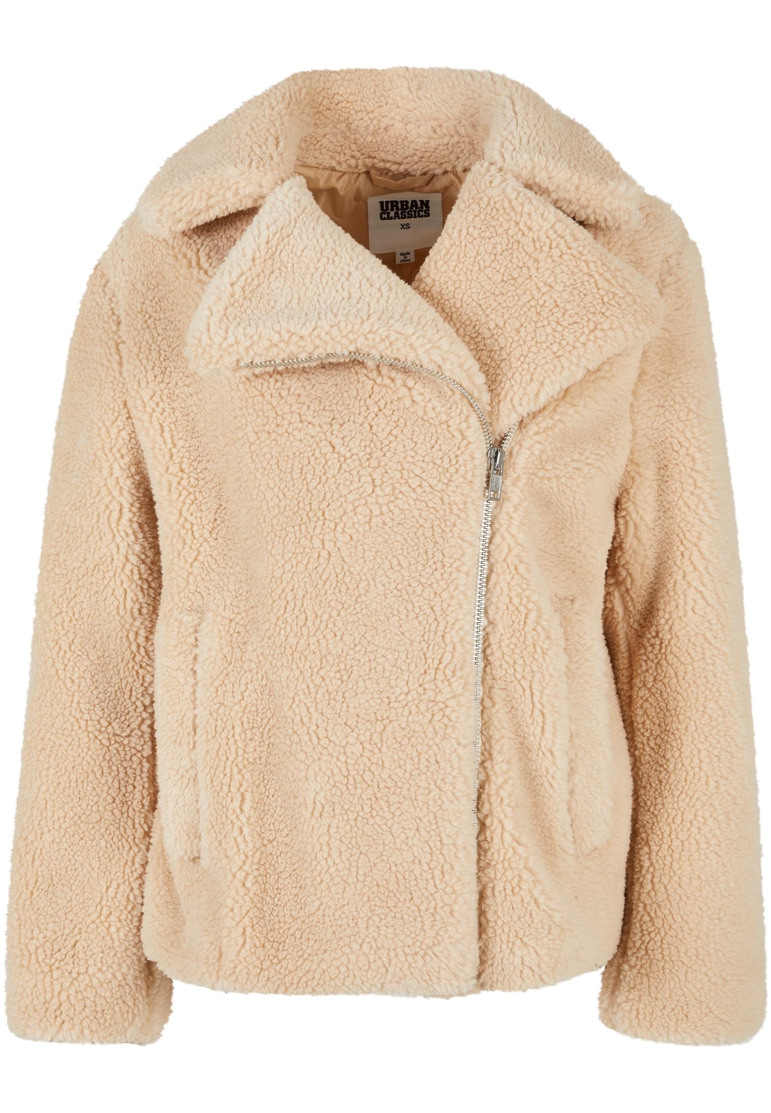 Ladies Sherpa Biker Jacket unionbeige 3XL - variant image 5