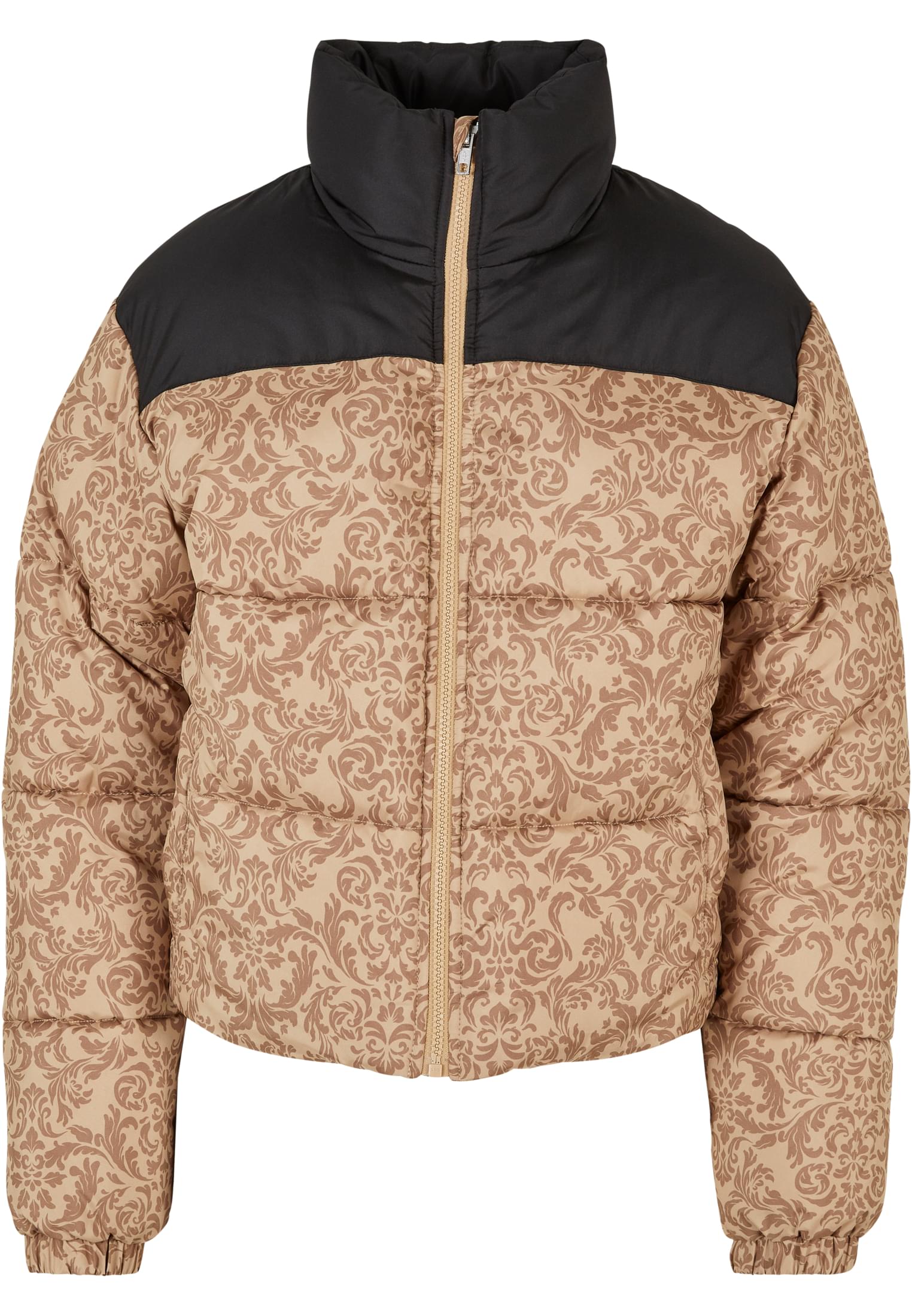Ladies AOP Retro Puffer Jacket unionbeigedamast 3XL - variant image 5
