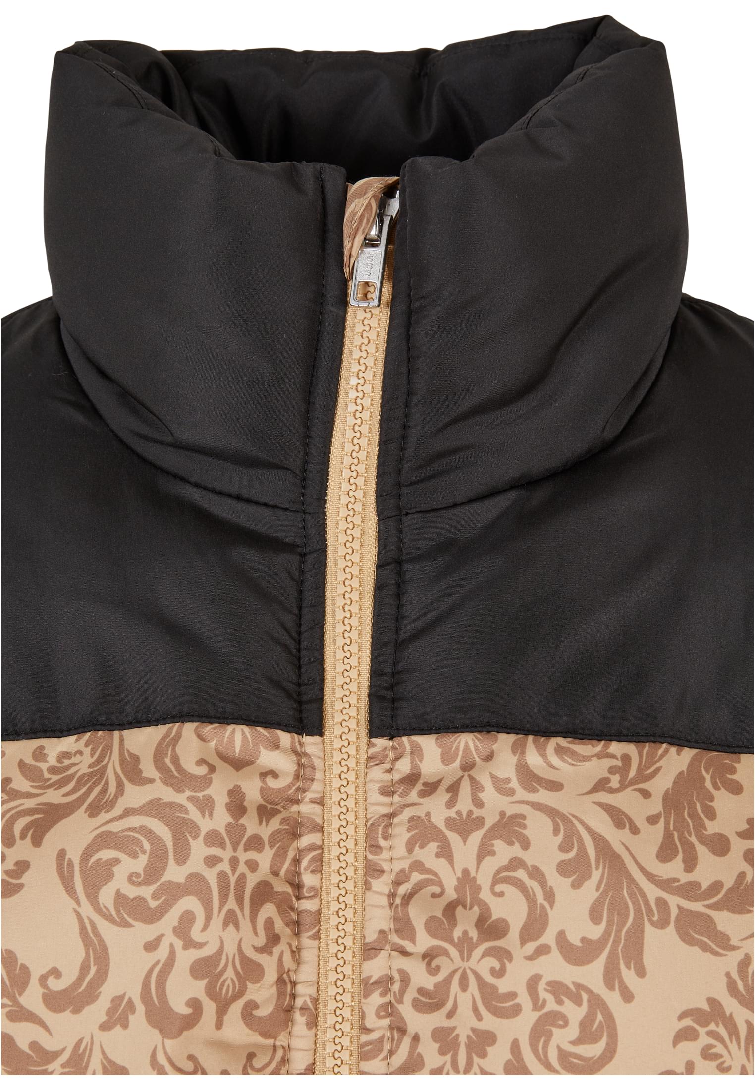 Ladies AOP Retro Puffer Jacket unionbeigedamast 3XL - variant image 7