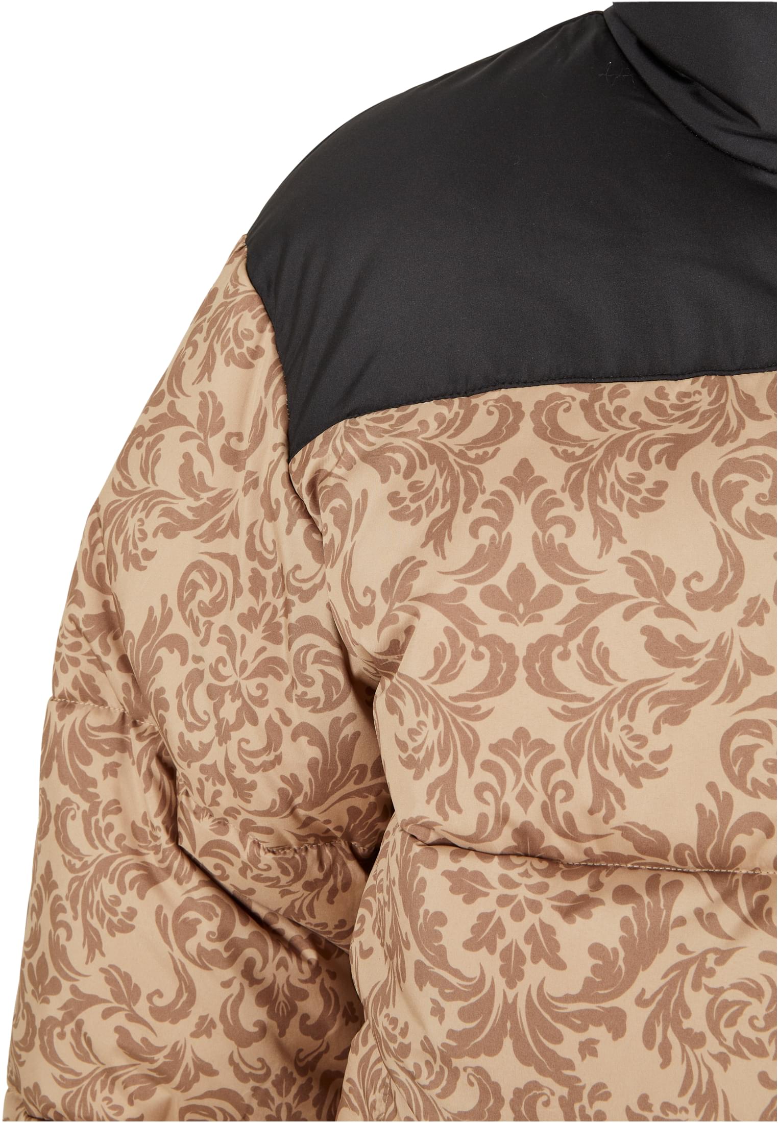 Ladies AOP Retro Puffer Jacket unionbeigedamast 3XL - variant image 8