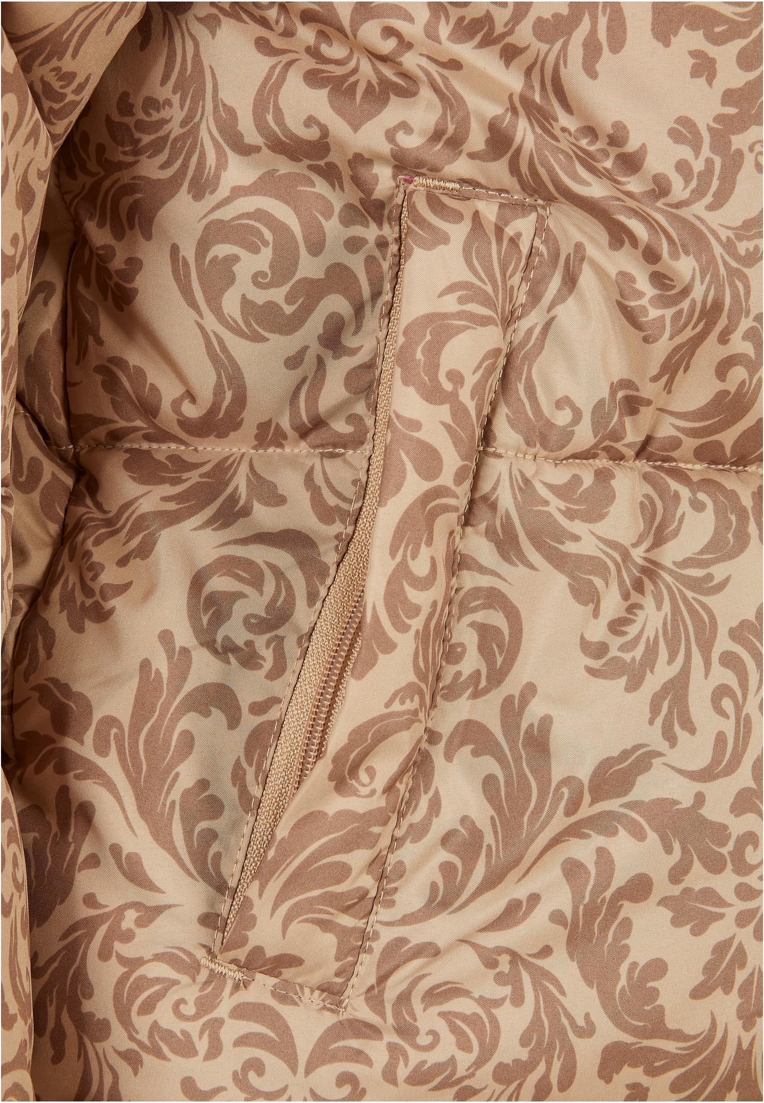 Ladies AOP Retro Puffer Jacket unionbeigedamast 3XL - variant image 9