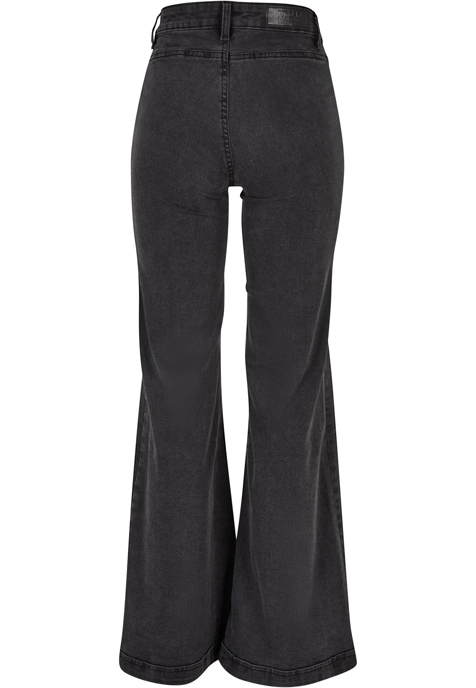 Ladies Vintage Flared Denim Pants black washed 26 - variant image 7