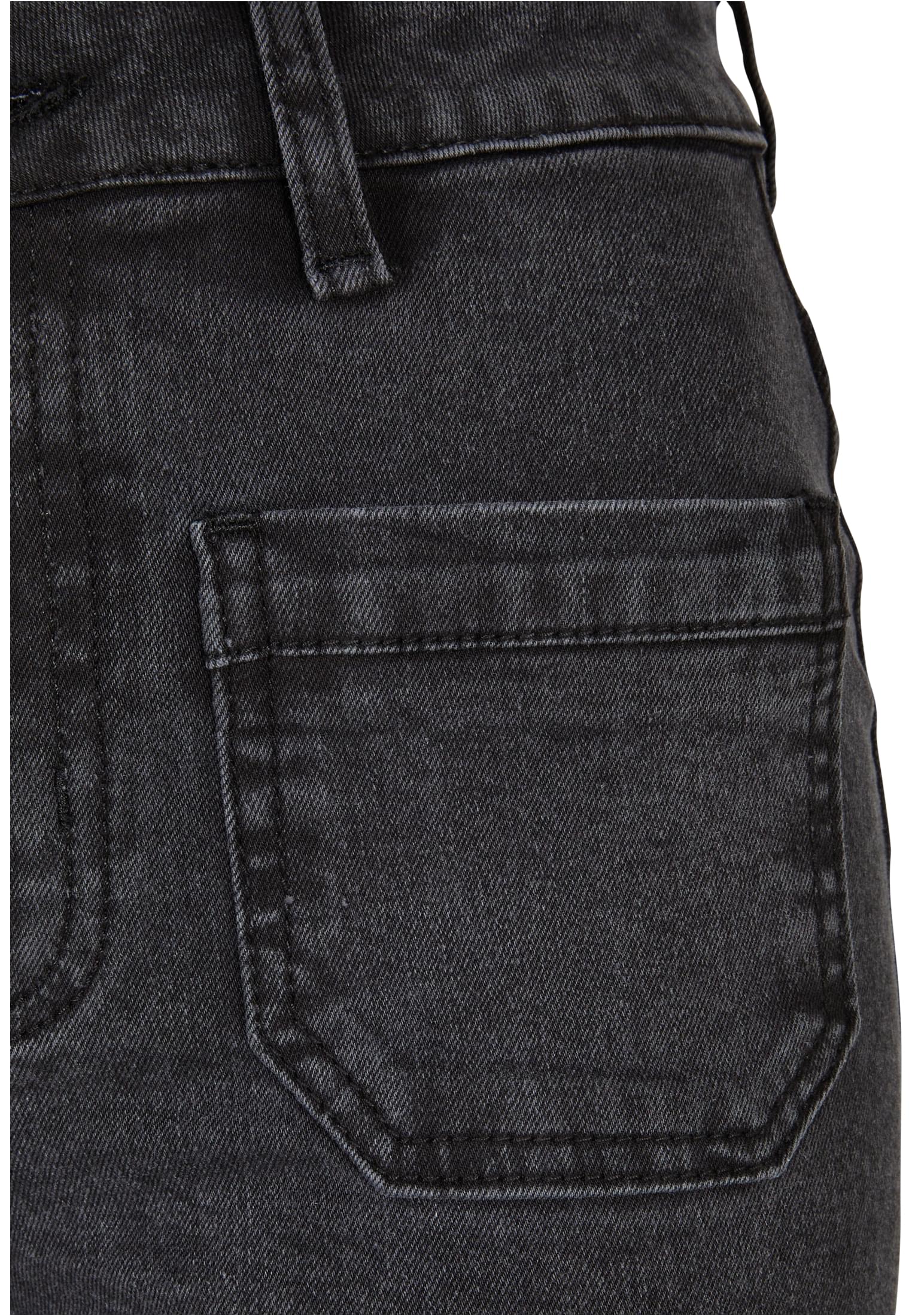 Ladies Vintage Flared Denim Pants black washed 26 - variant image 9