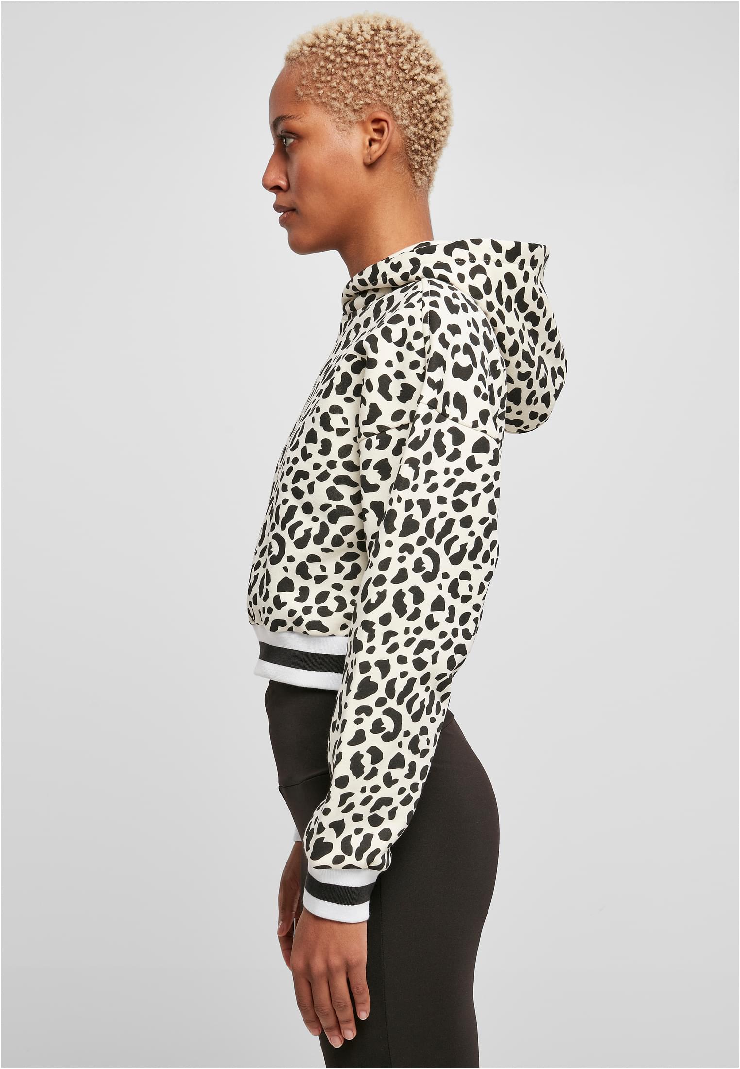 Ladies Short AOP College Hoody whitesandleo 3XL - variant image 1