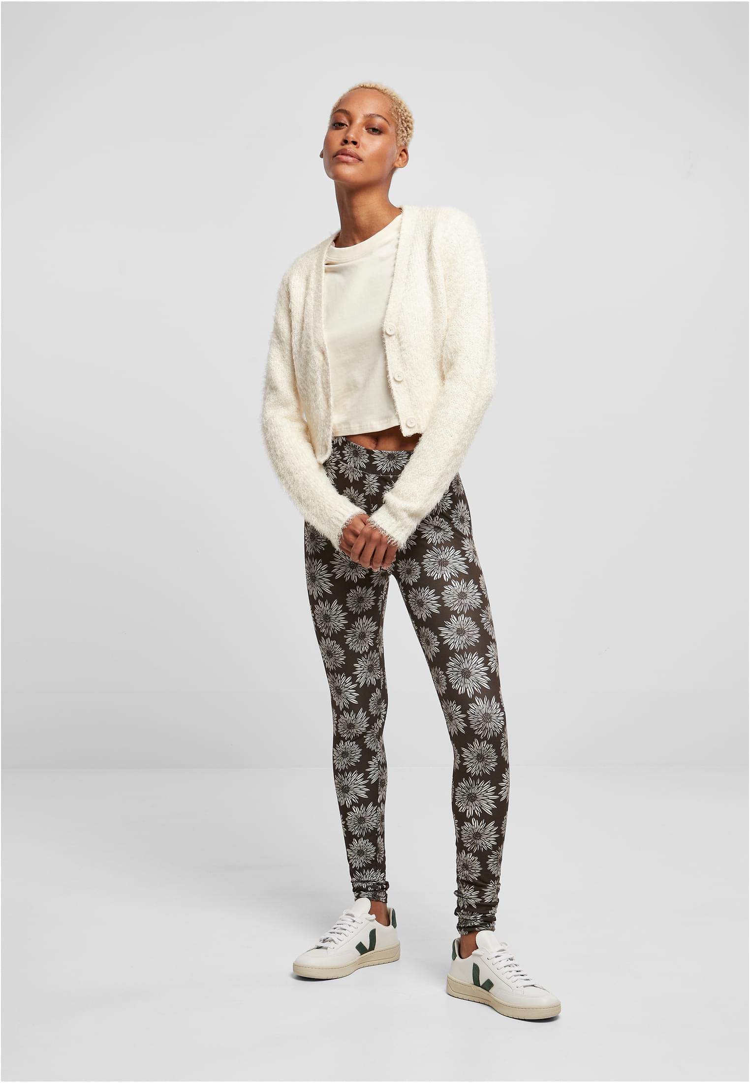 Ladies Cropped Feather Cardigan whitesand 3XL - variant image 4