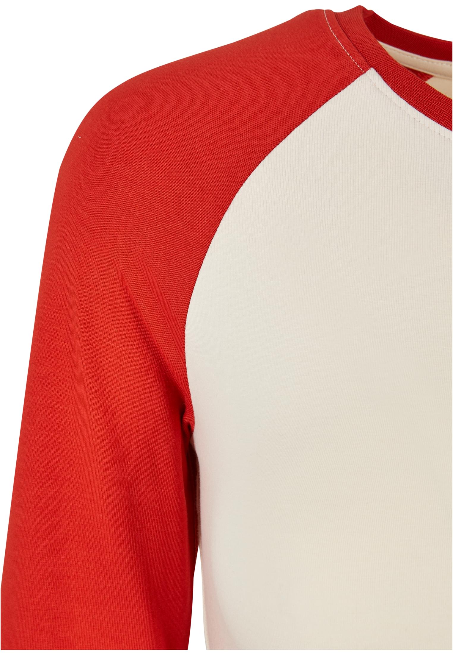 Ladies Organic Cropped Retro Baseball Longsleeve whitesand/hugered 3XL - variant image 8