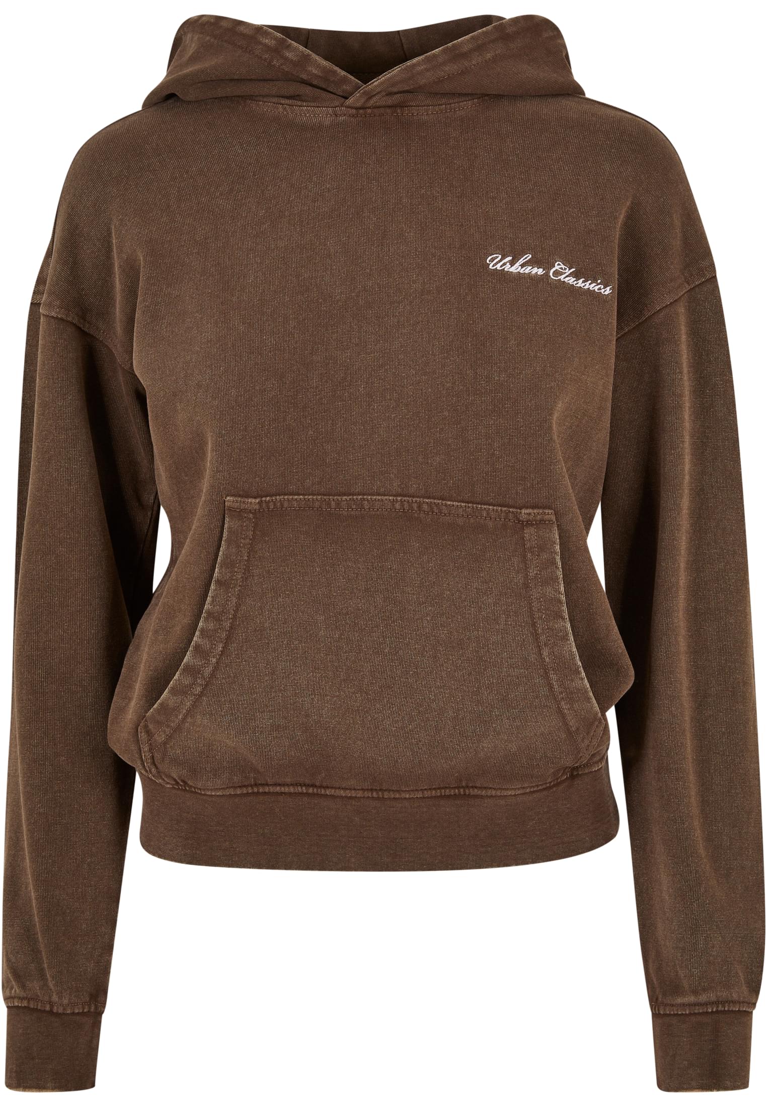 Ladies Small Embroidery Terry Hoody brown 3XL - variant image 5