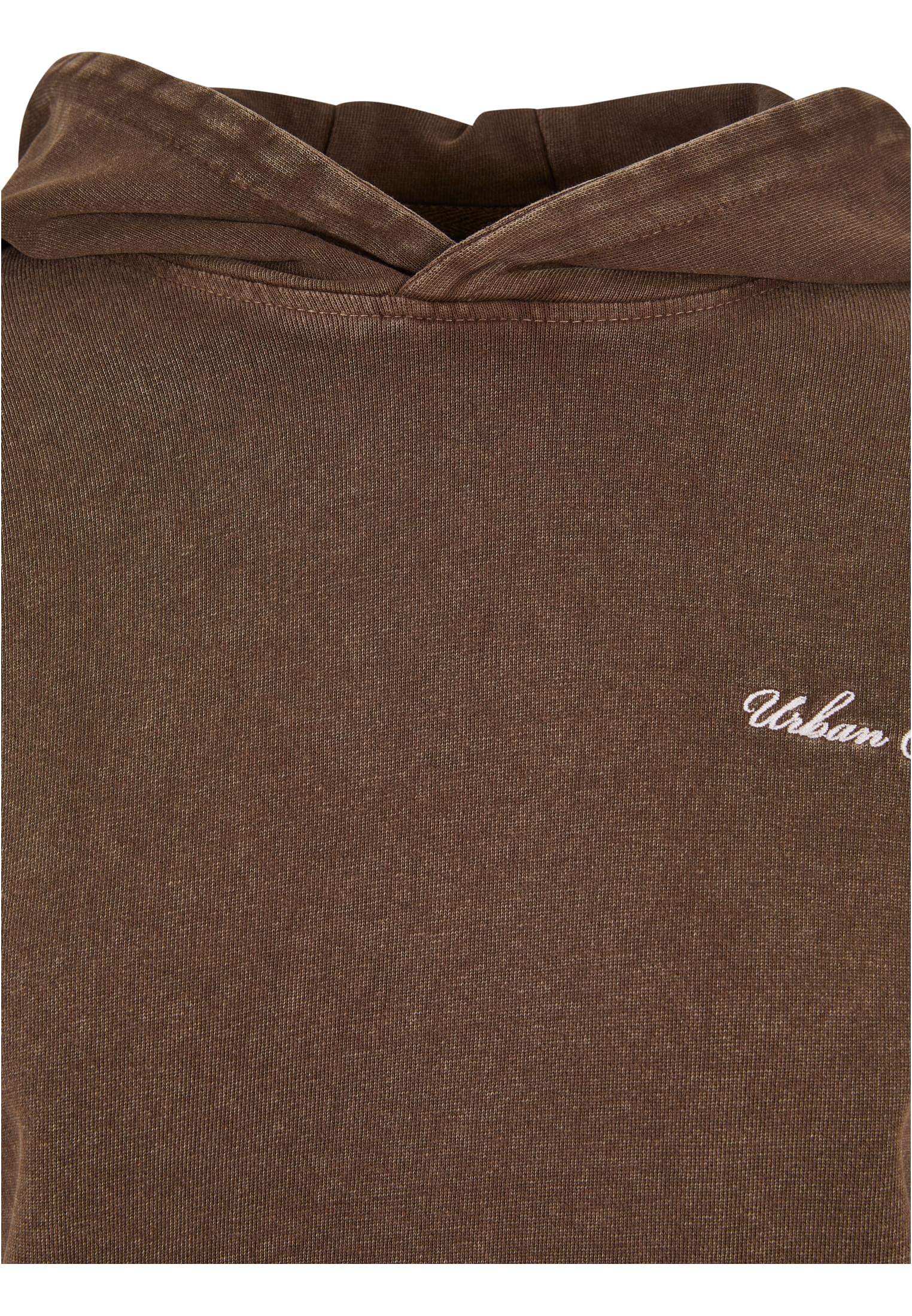 Ladies Small Embroidery Terry Hoody brown 3XL - variant image 7