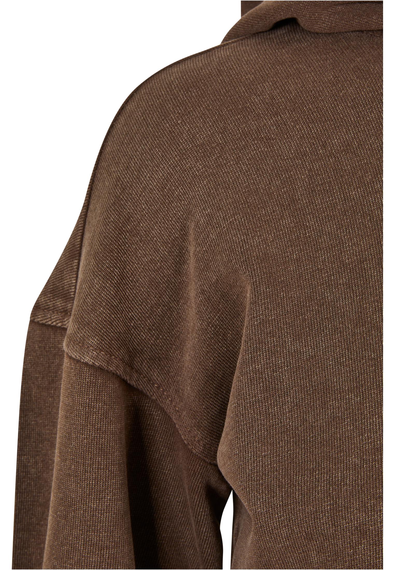 Ladies Small Embroidery Terry Hoody brown 3XL - variant image 8
