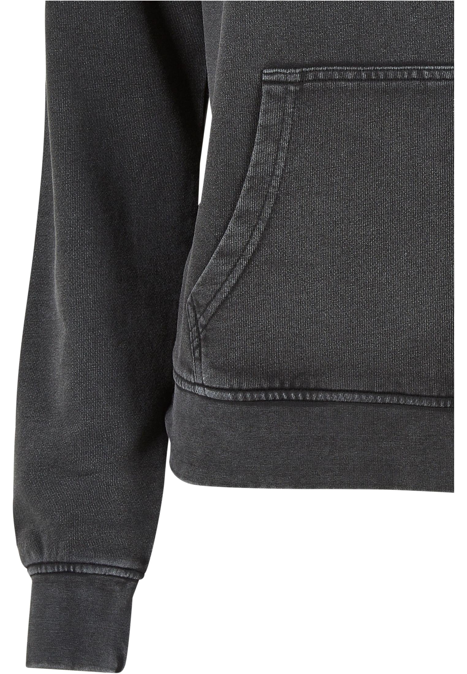 Mujeres Pequeño Bordado Terry Forro Polar negro 3XL
 - variant image 9