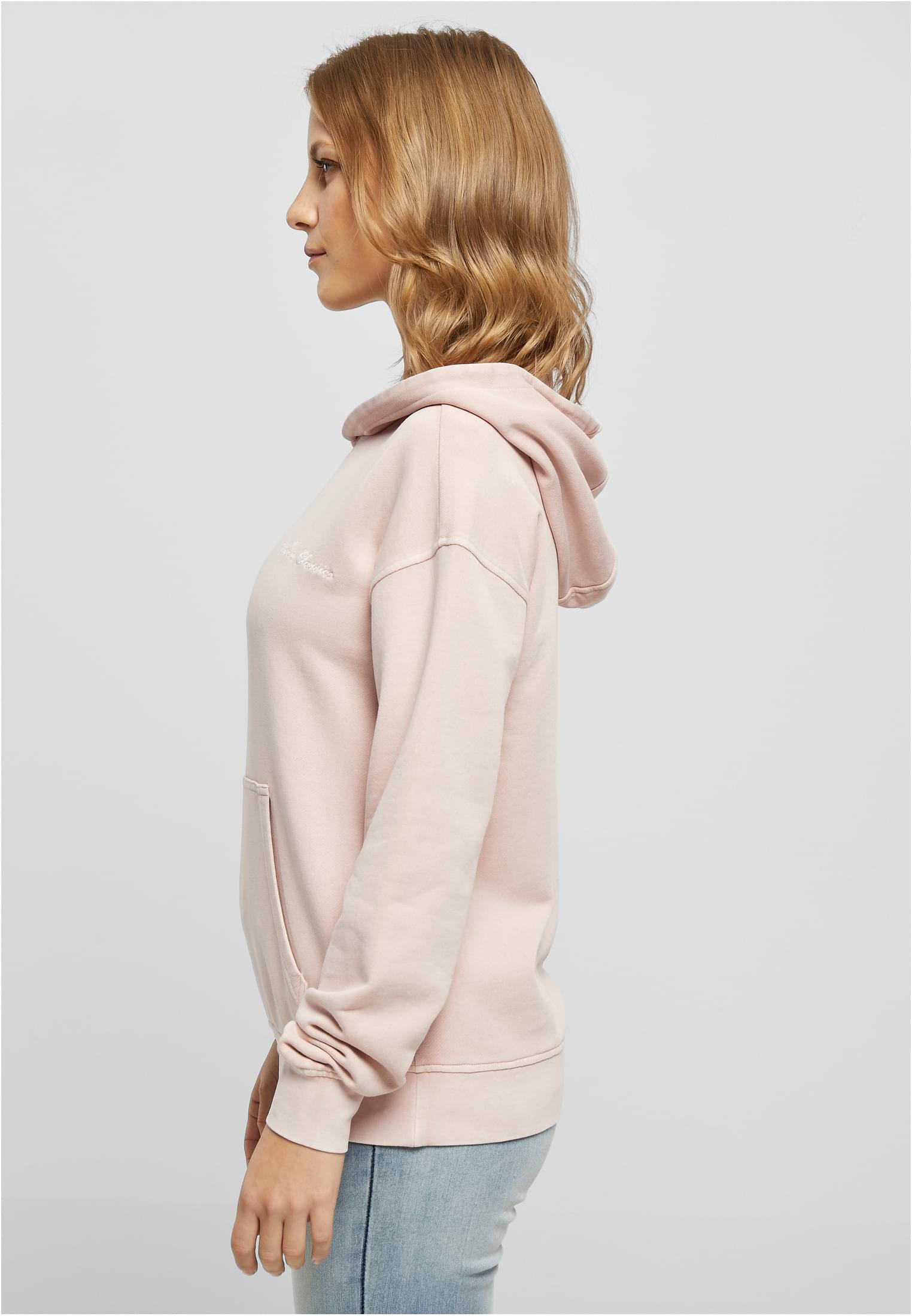 Mujeres Pequeño Bordado Terry Forro Polar rosa 3XL
 - variant image 1