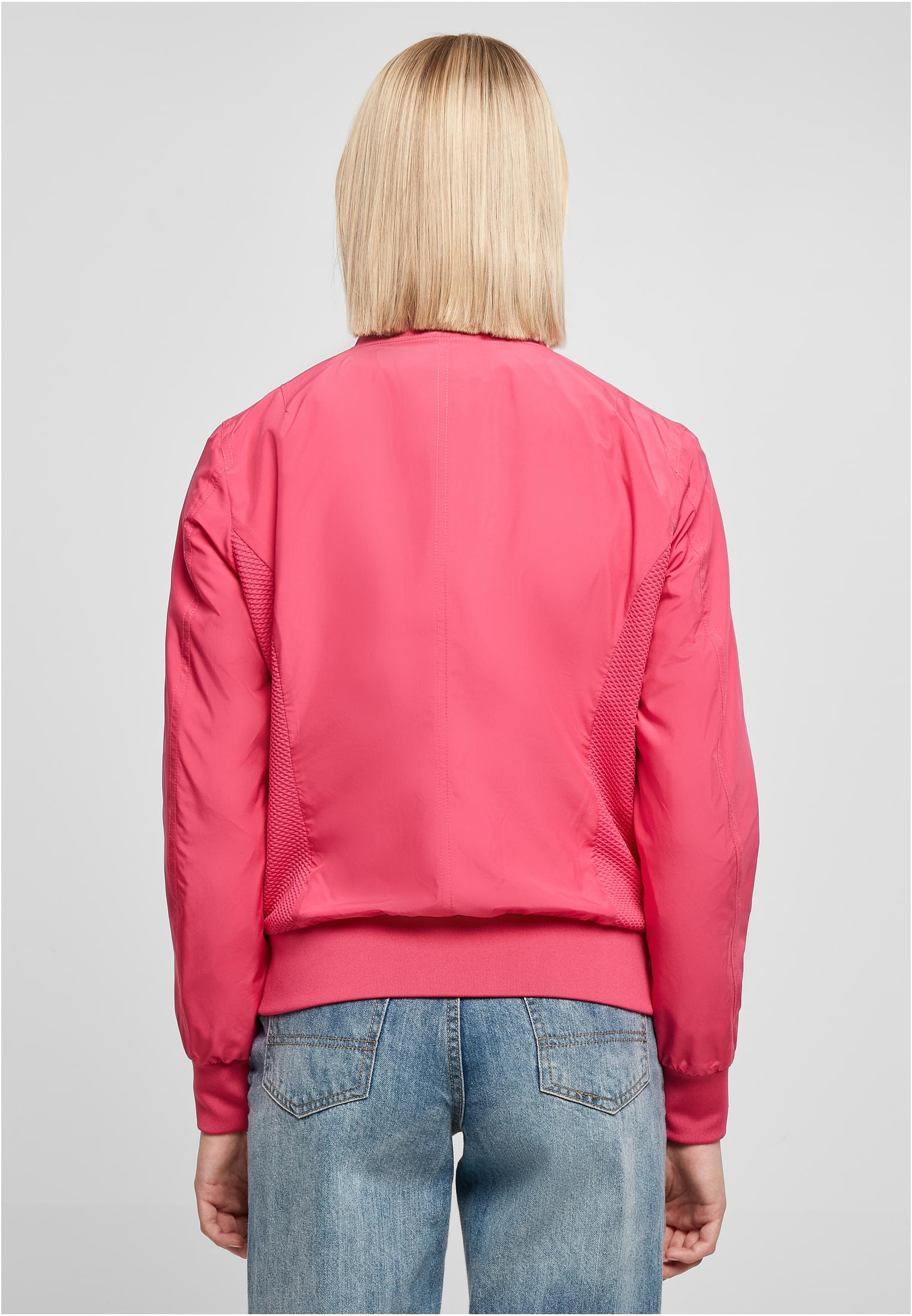 Ladies Light Bomber Jacket hibiskus pink 3XL - variant image 2