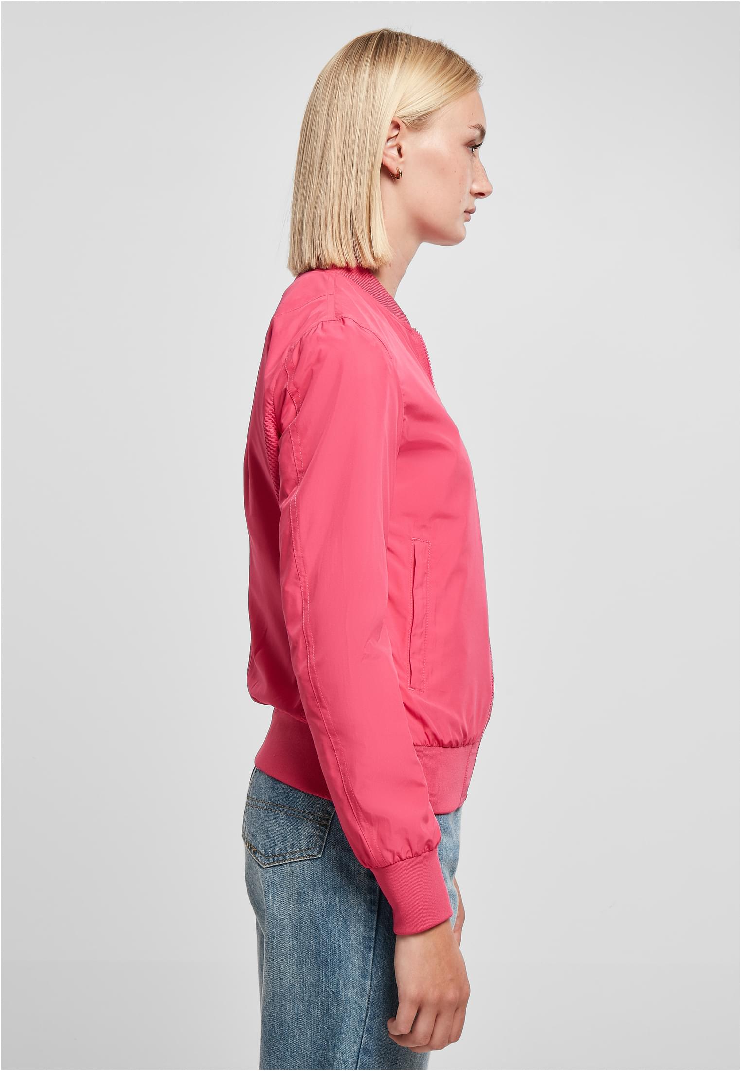 Ladies Light Bomber Jacket hibiskus pink 3XL - variant image 3