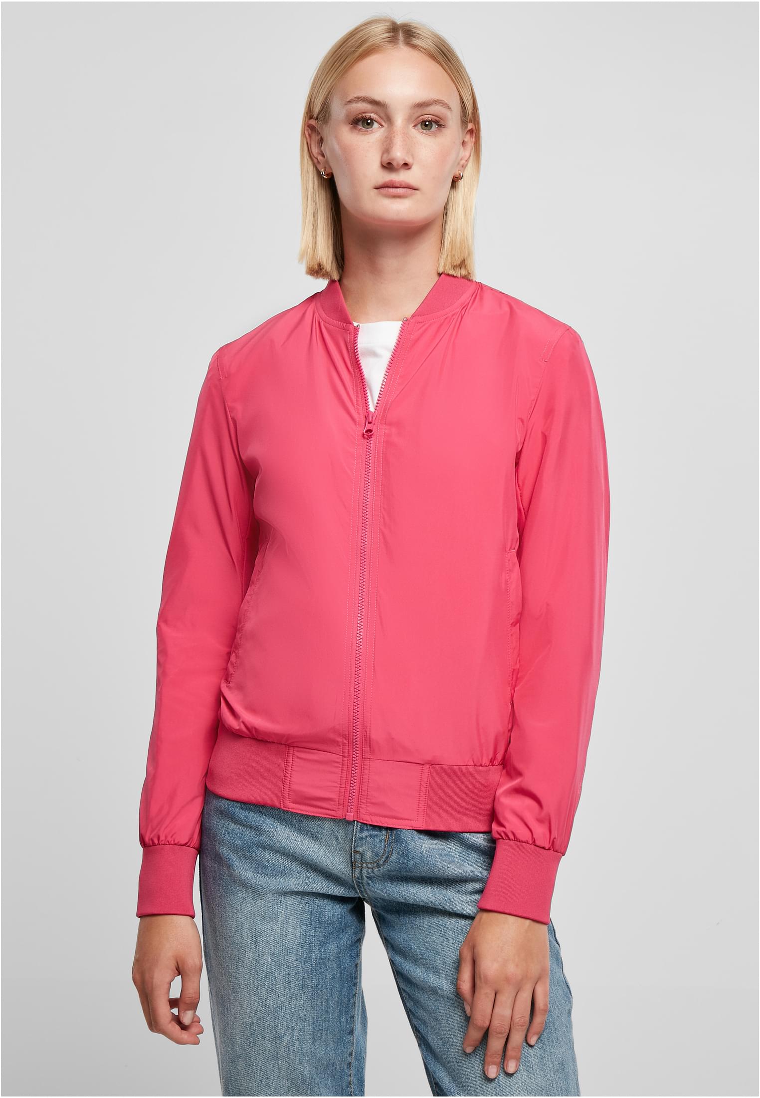 Ladies Light Bomber Jacket hibiskus pink 3XL - alternate variant 10