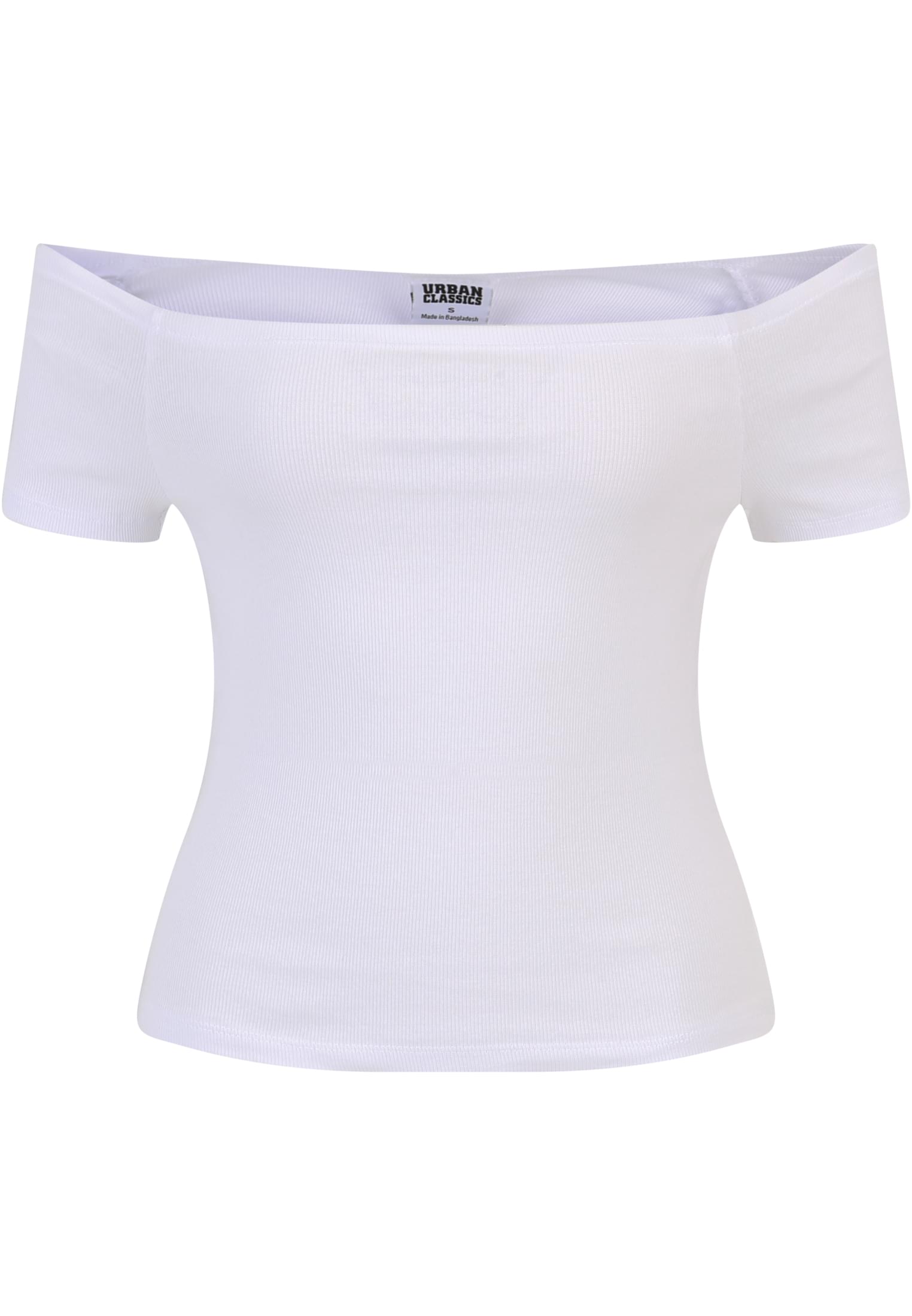Ladies Off Shoulder Rib Tee 2-Pack bianco+oliva L
 - variant image 5