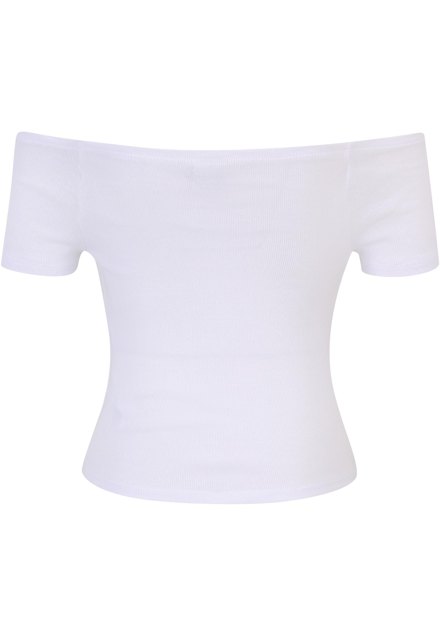 Ladies Off Shoulder Rib Tee 2-Pack bianco+oliva L
 - variant image 7