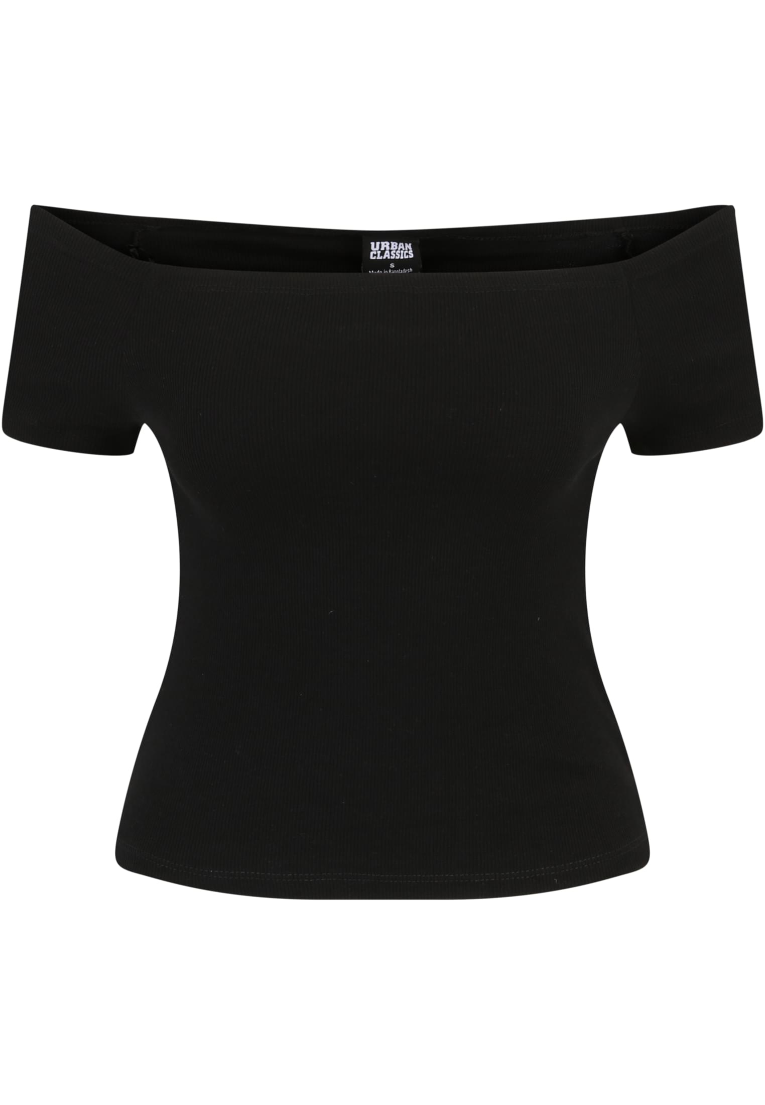 Ladies Off Shoulder Rib Tee 2-Pack rosso+nero L
 - variant image 5