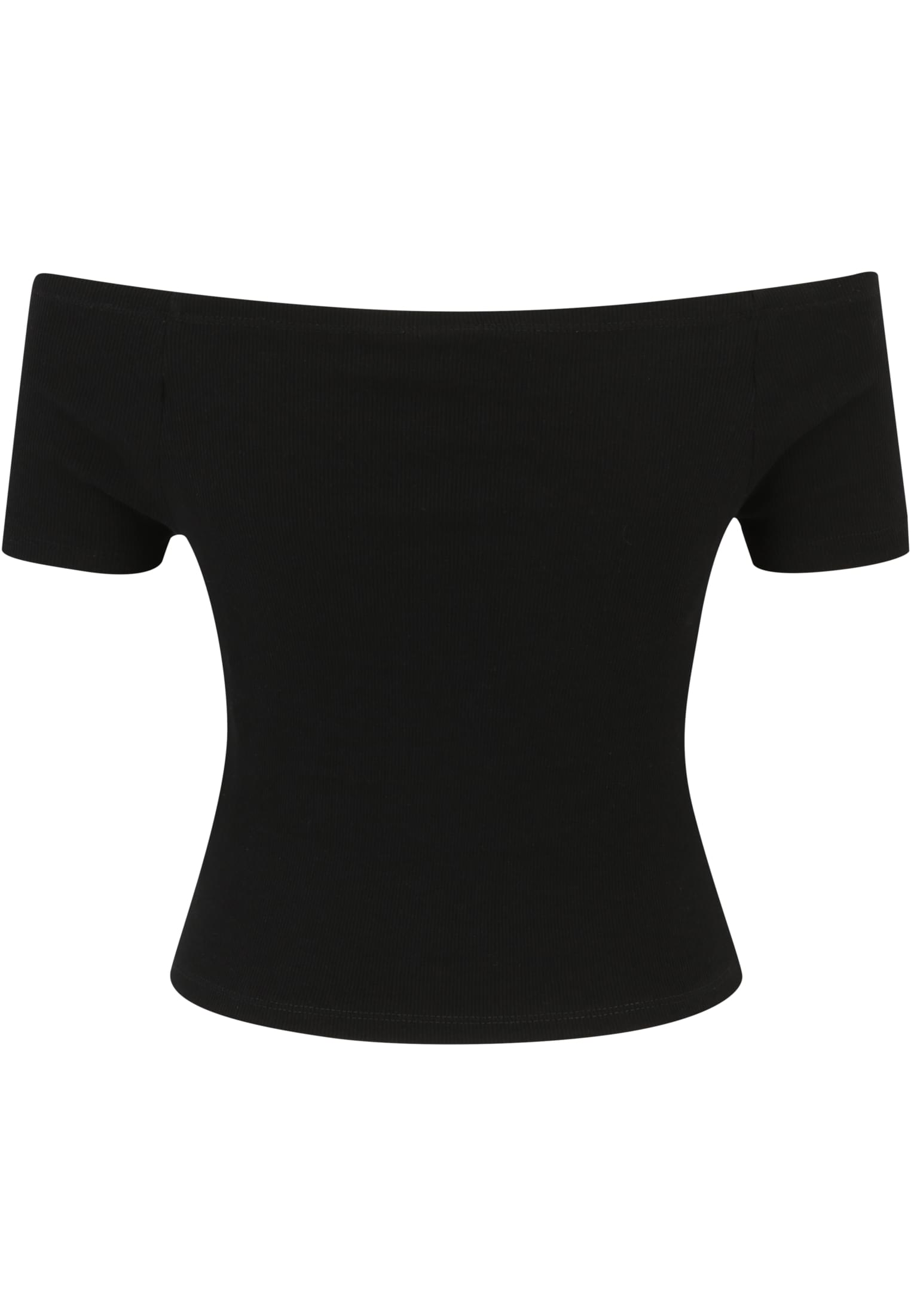 Ladies Off Shoulder Rib Tee 2-Pack rosso+nero L
 - variant image 7