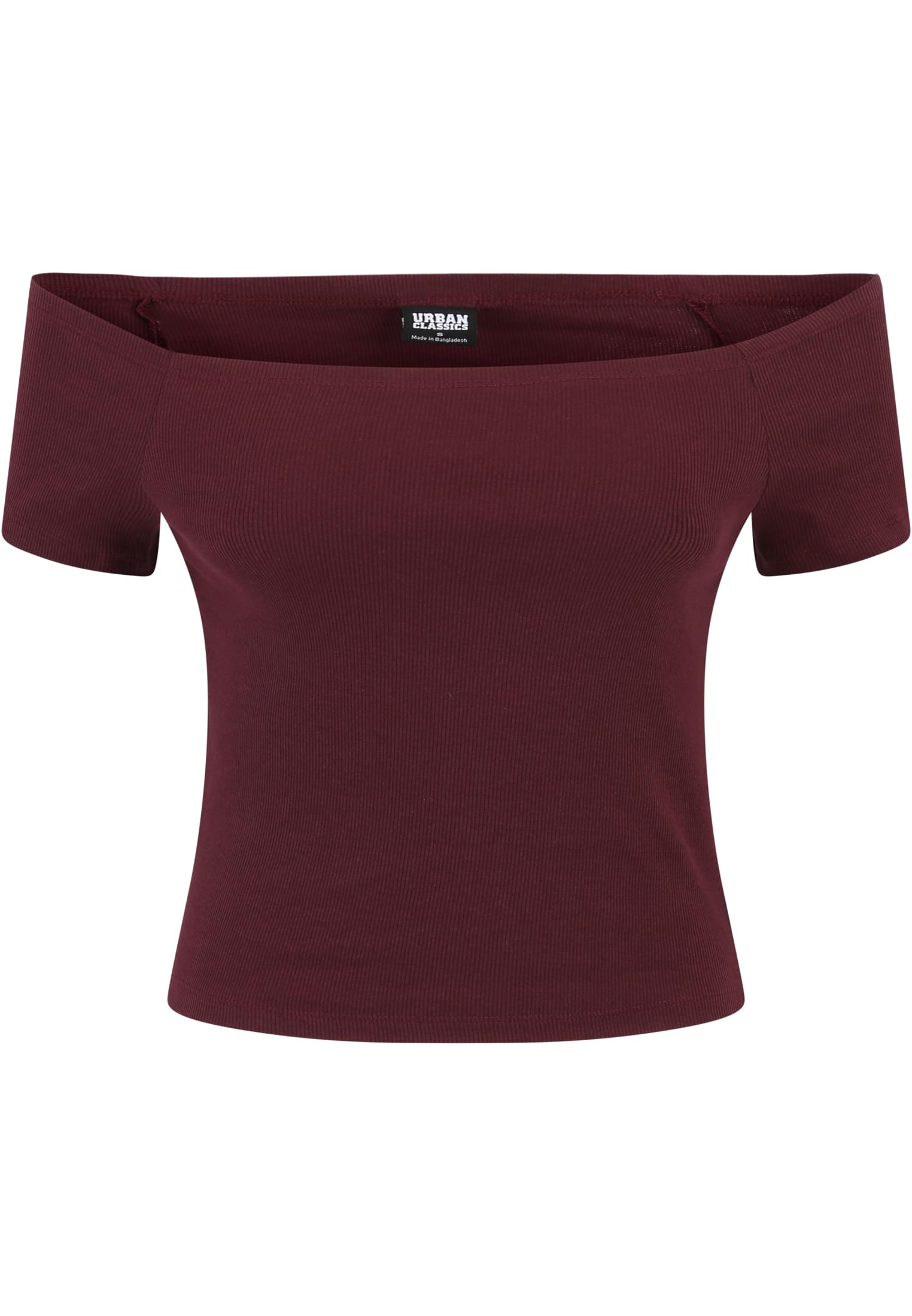Ladies Off Shoulder Rib Tee 2-Pack rosso+nero L
 - variant image 8