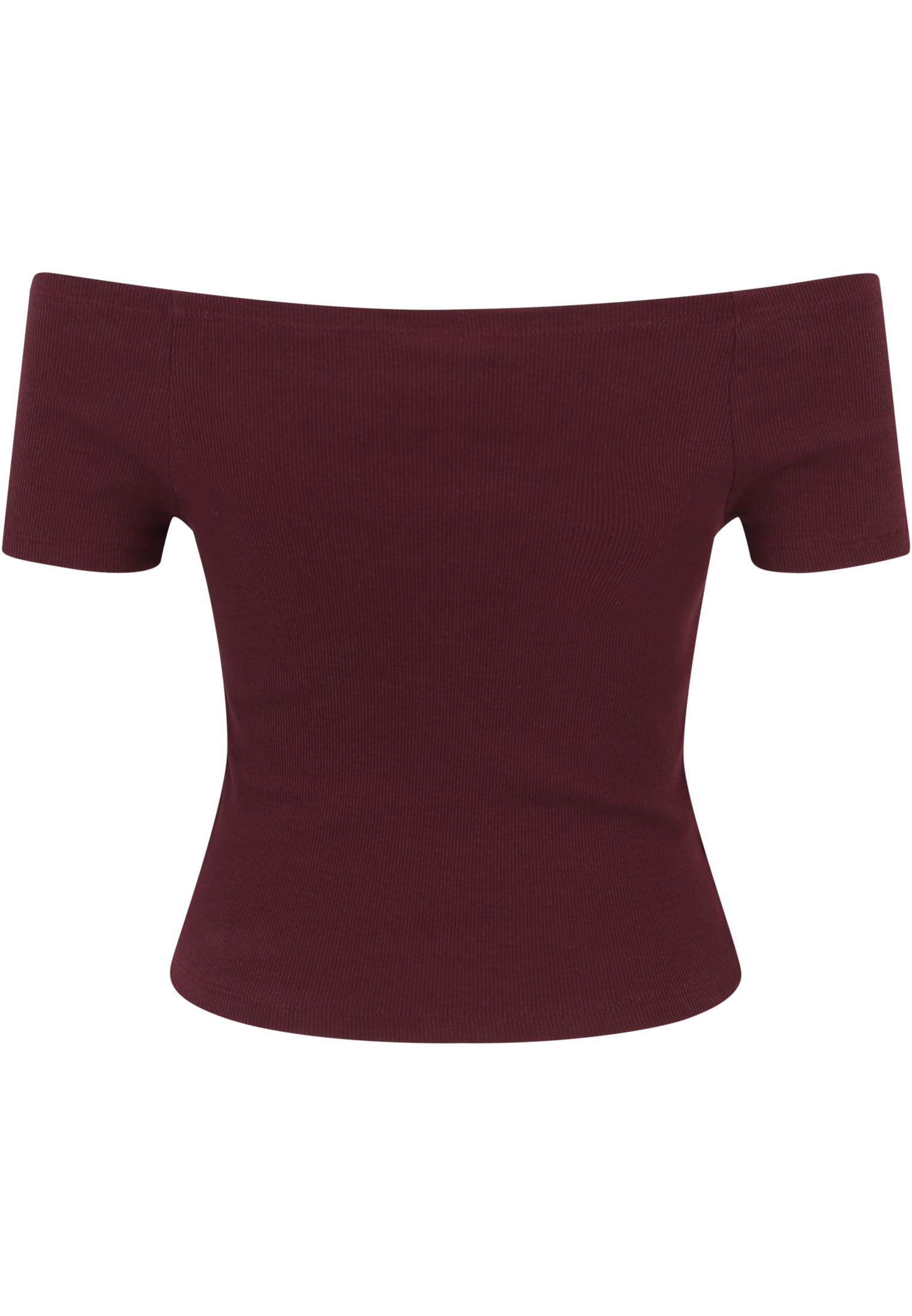 Ladies Off Shoulder Rib Tee 2-Pack rosso+nero L
 - variant image 6