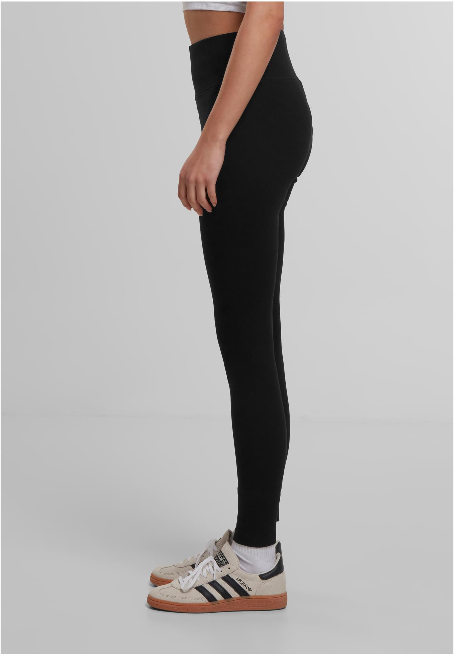 Ladies High Waist Jersey Leggings 2-Pack black+black 3XL - variant image 1