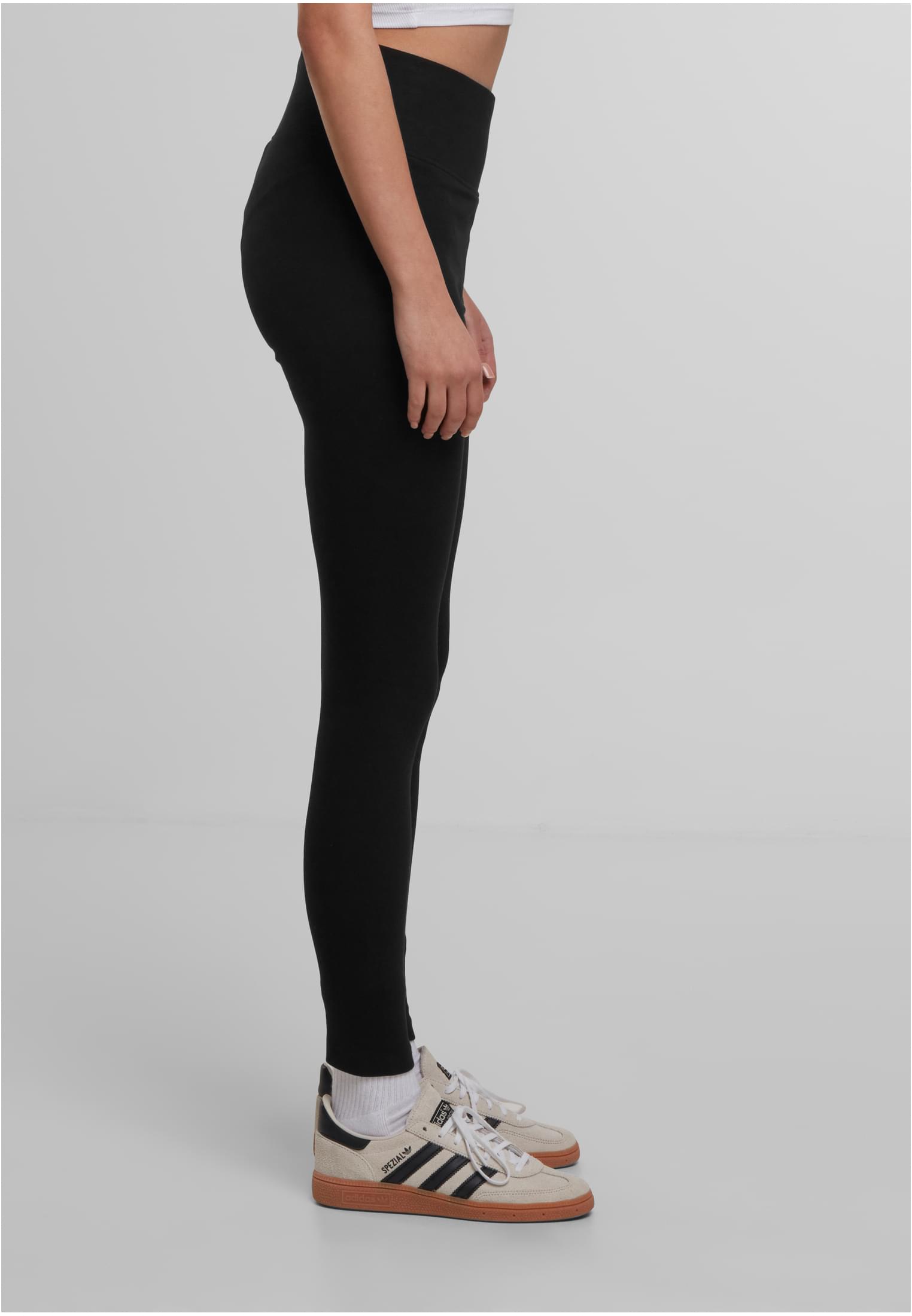 Ladies High Waist Jersey Leggings 2-Pack black+black 3XL - variant image 3