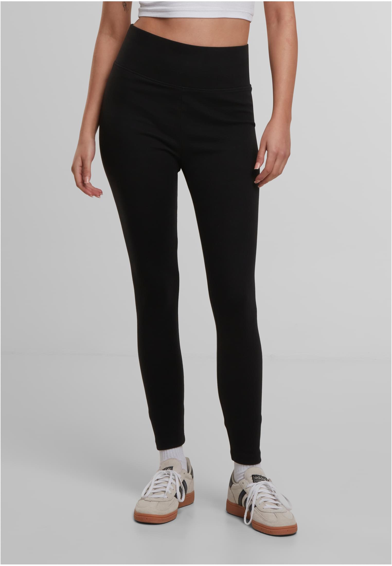Ladies High Waist Jersey Leggings 2-Pack black+black 3XL - alternate variant 1