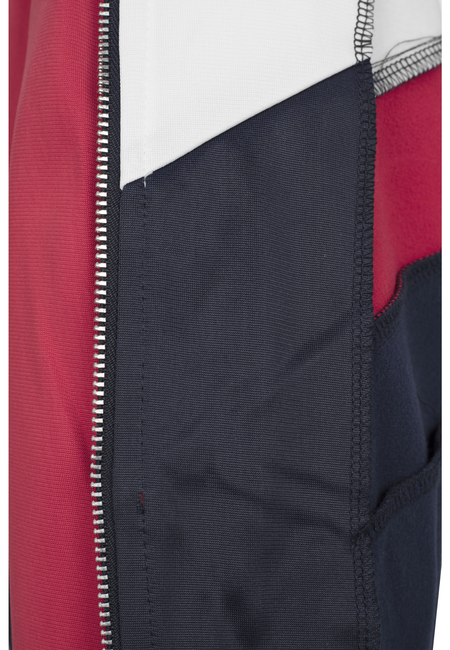 Ladies Short Raglan Track Jacket navy/fire red/white L - variant image 12