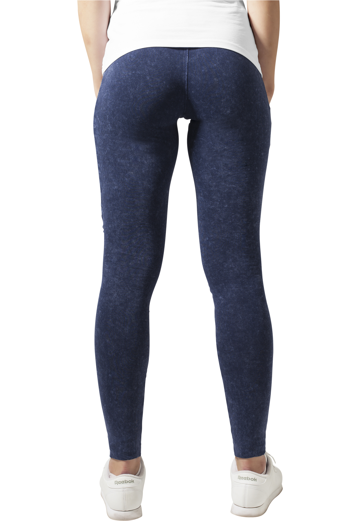 Ladies Denim Jersey Leggings indigo 3XL - variant image 2