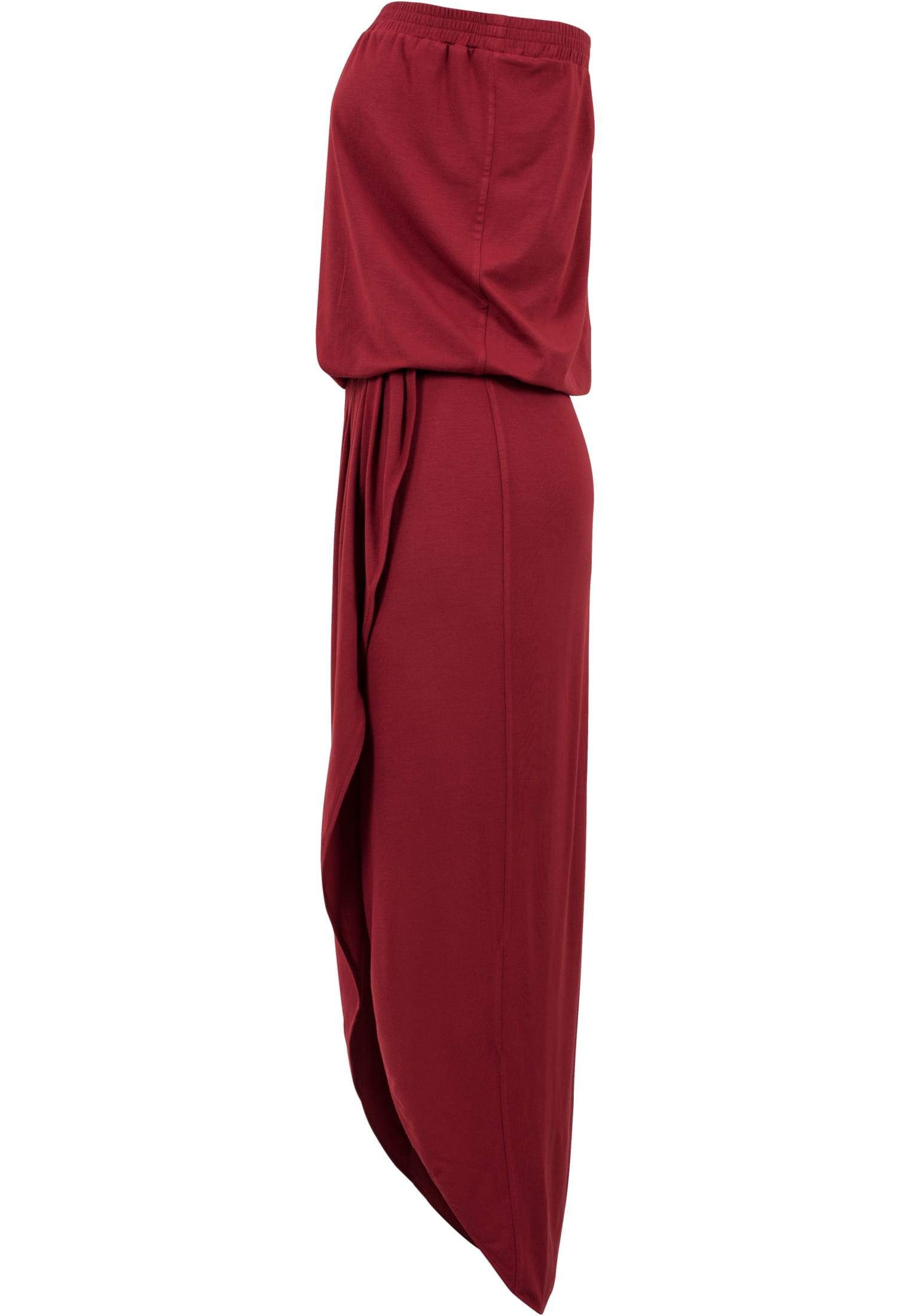 Ladies Viscose Bandeau Dress burgundy 3XL - variant image 1