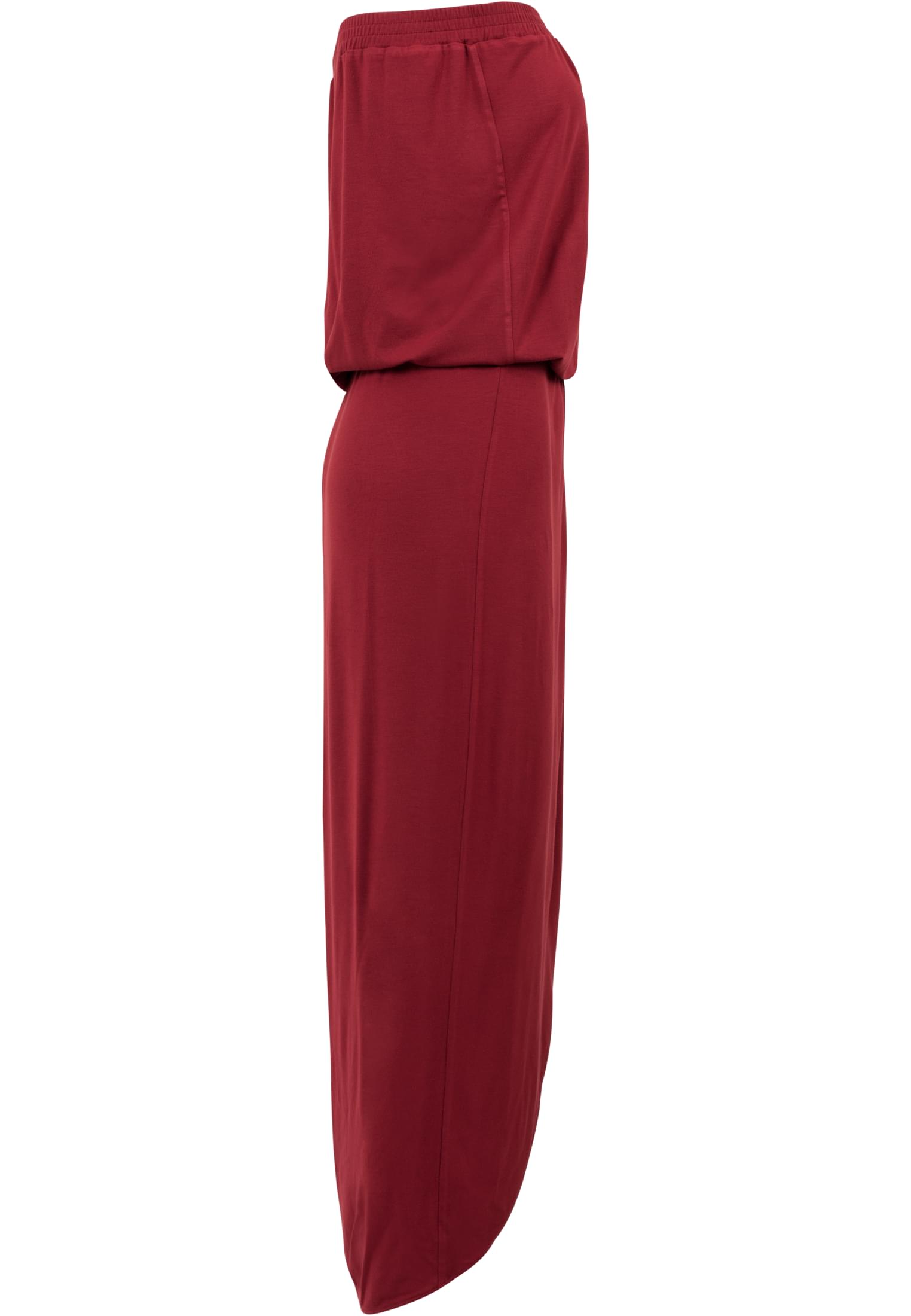 Ladies Viscose Bandeau Dress burgundy 3XL - variant image 3