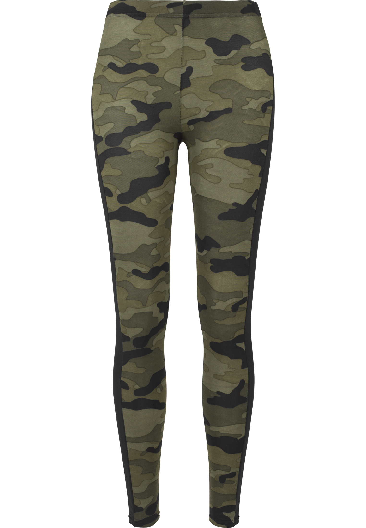 Ladies Camo Stripe Leggings woodcamo/blk 3XL - variant image 5