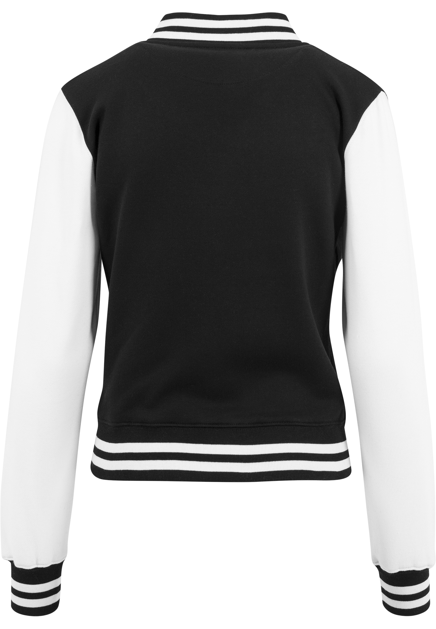 Ladies 2-tone College Sweatjacket blk/wht 3XL - variant image 8