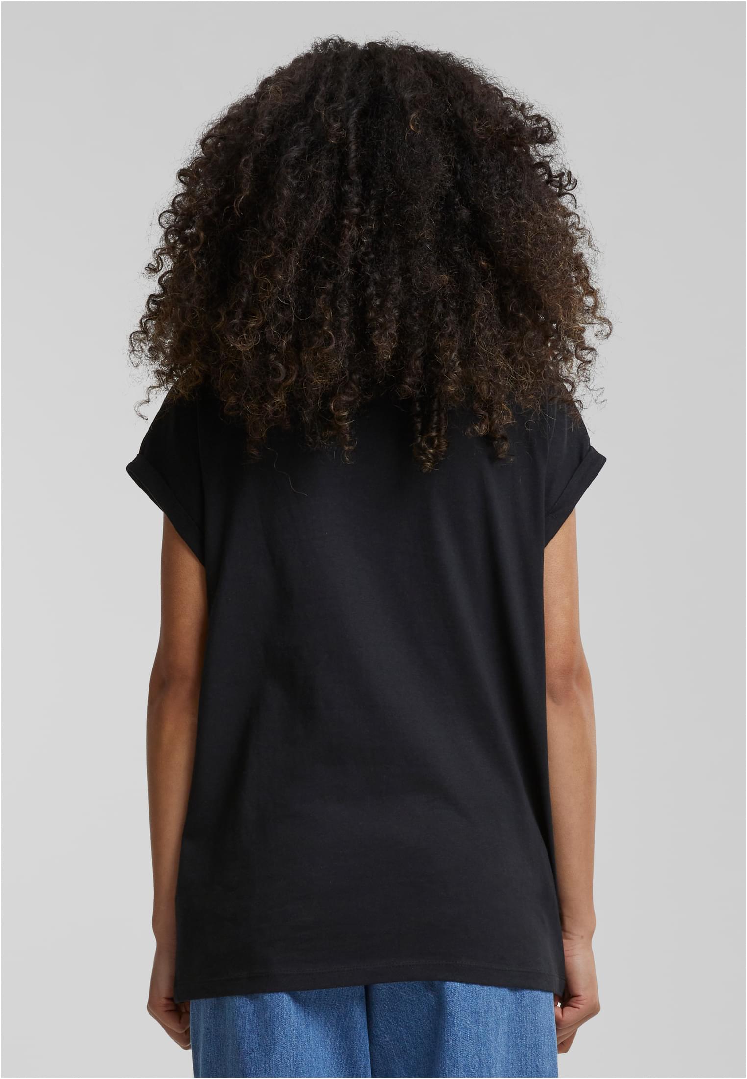 Ladies Extended Shoulder Tee black 3XL - variant image 1