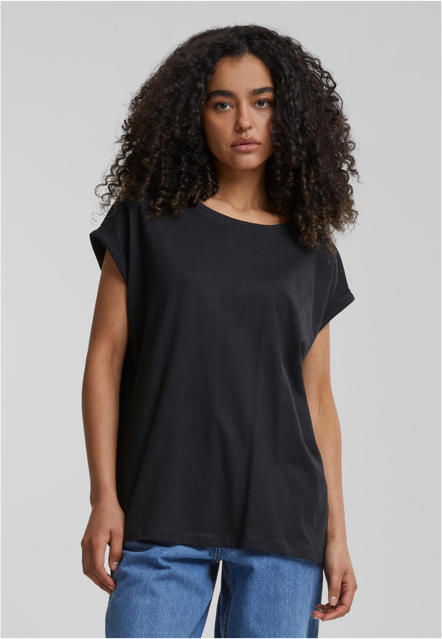 Ladies Extended Shoulder Tee black 3XL - alternate variant 1