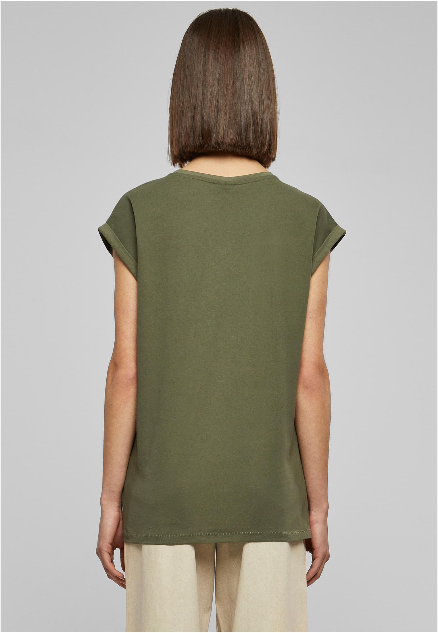 Ladies Extended Shoulder Tee olive 3XL - variant image 2